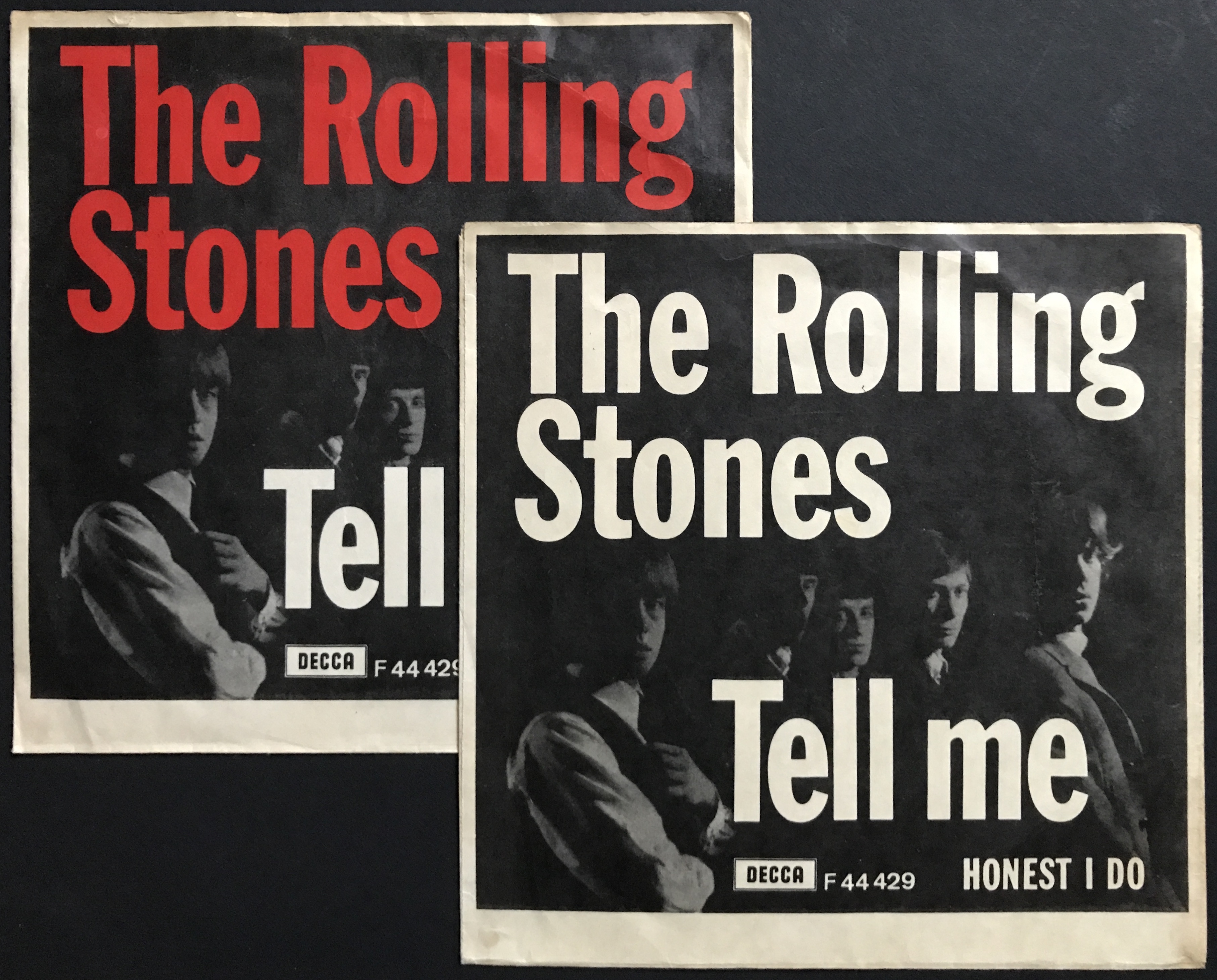 ROLLING STONES - Tell me Danish WHITE PS 1964 - 3