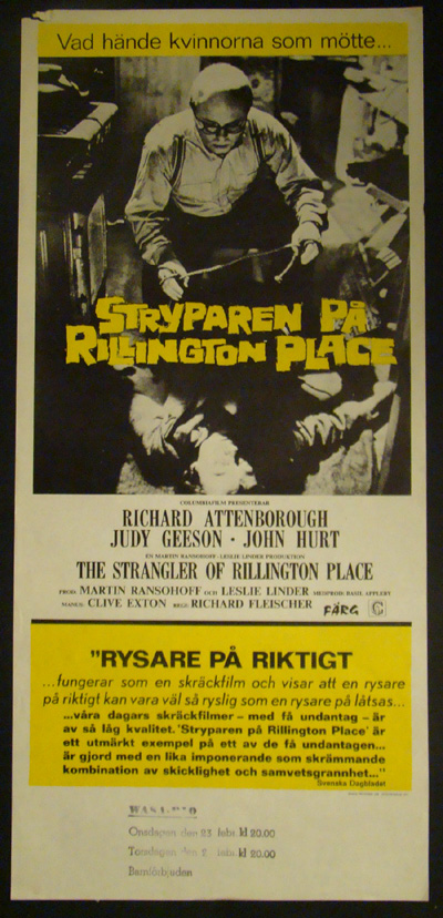 THE STRANGLER OF RILLINGTON PLACE (1971)