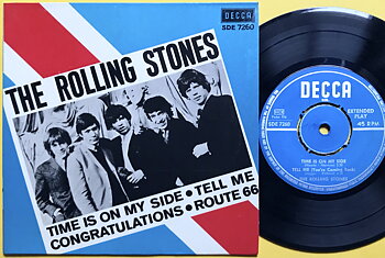 ROLLING STONES - Time is on my side +3 Sweden EP 1964