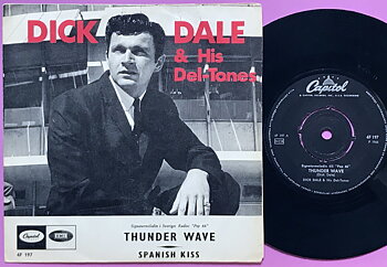 DICK DALE - Thunder wave / Spanish kiss Swe PS 1966