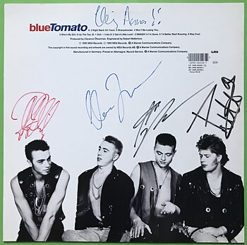 CREEPS - Blue tomato - SIGNERAD  LP 1990