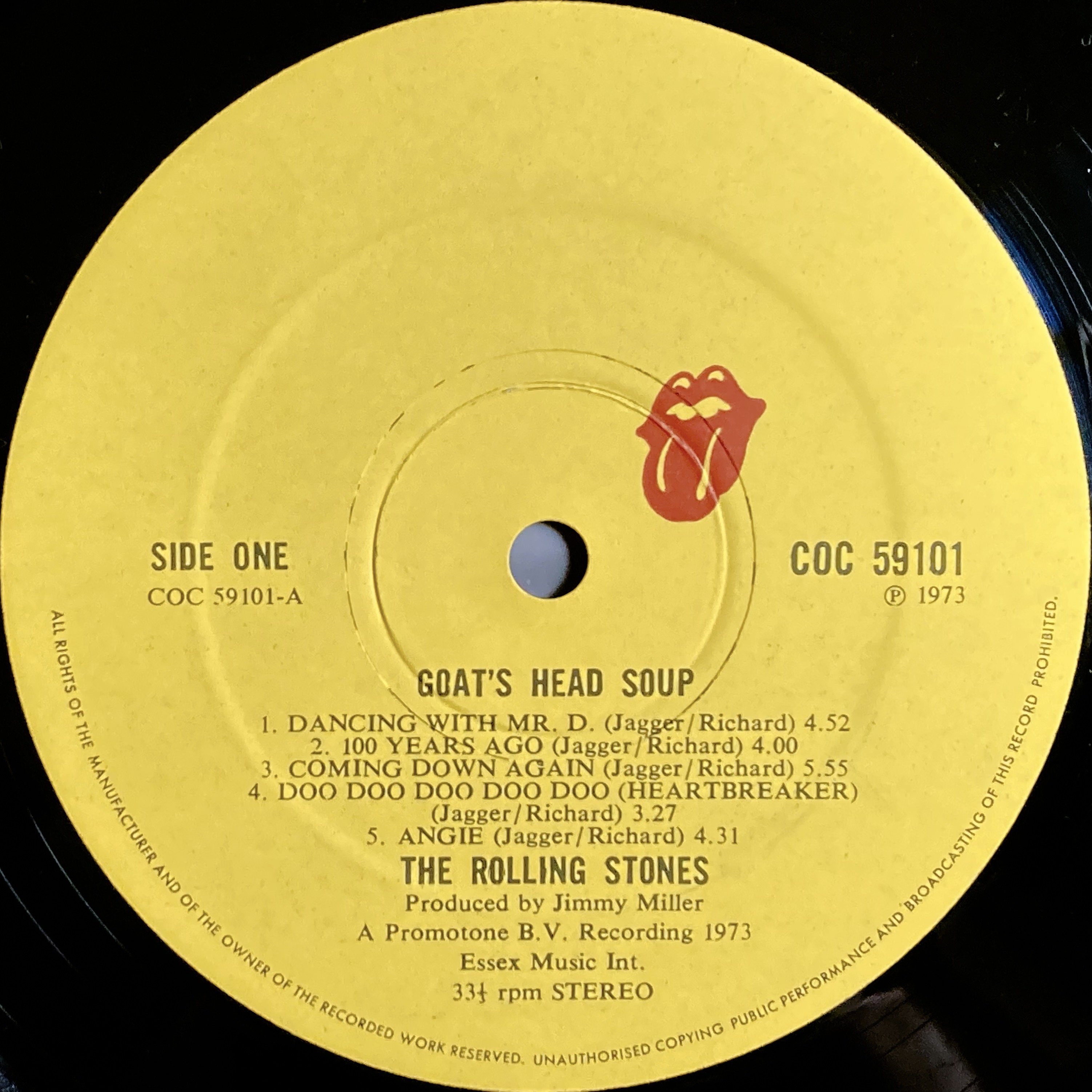 ROLLING STONES - Goat heads soup UK-orig LP 1973 - 6