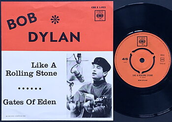 BOB DYLAN - Like a rolling stone Swe PS 1965