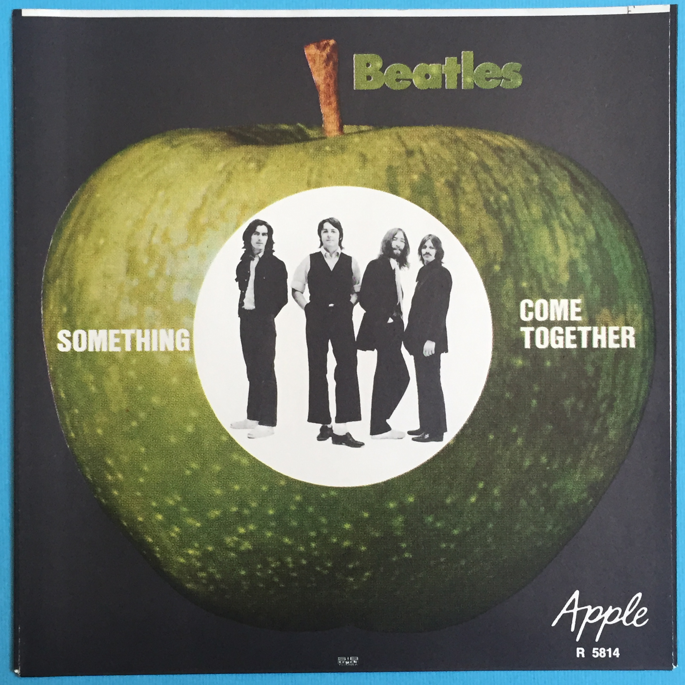 BEATLES - Something 7" Swe 1969 ENDAST PS - Arkivex / MINT-! - 2