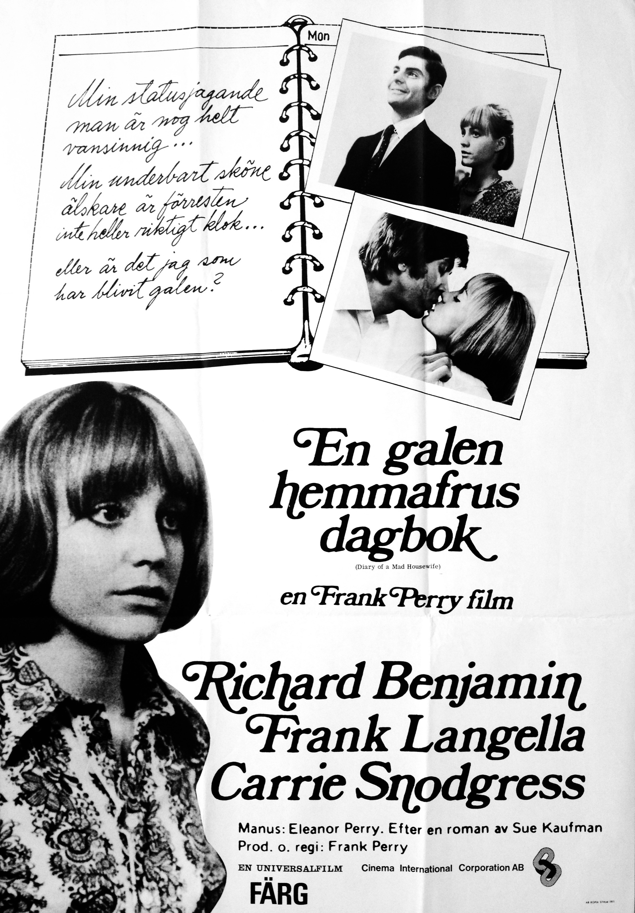 EN GALEN HEMMAFRUS DAGBOK (1971)