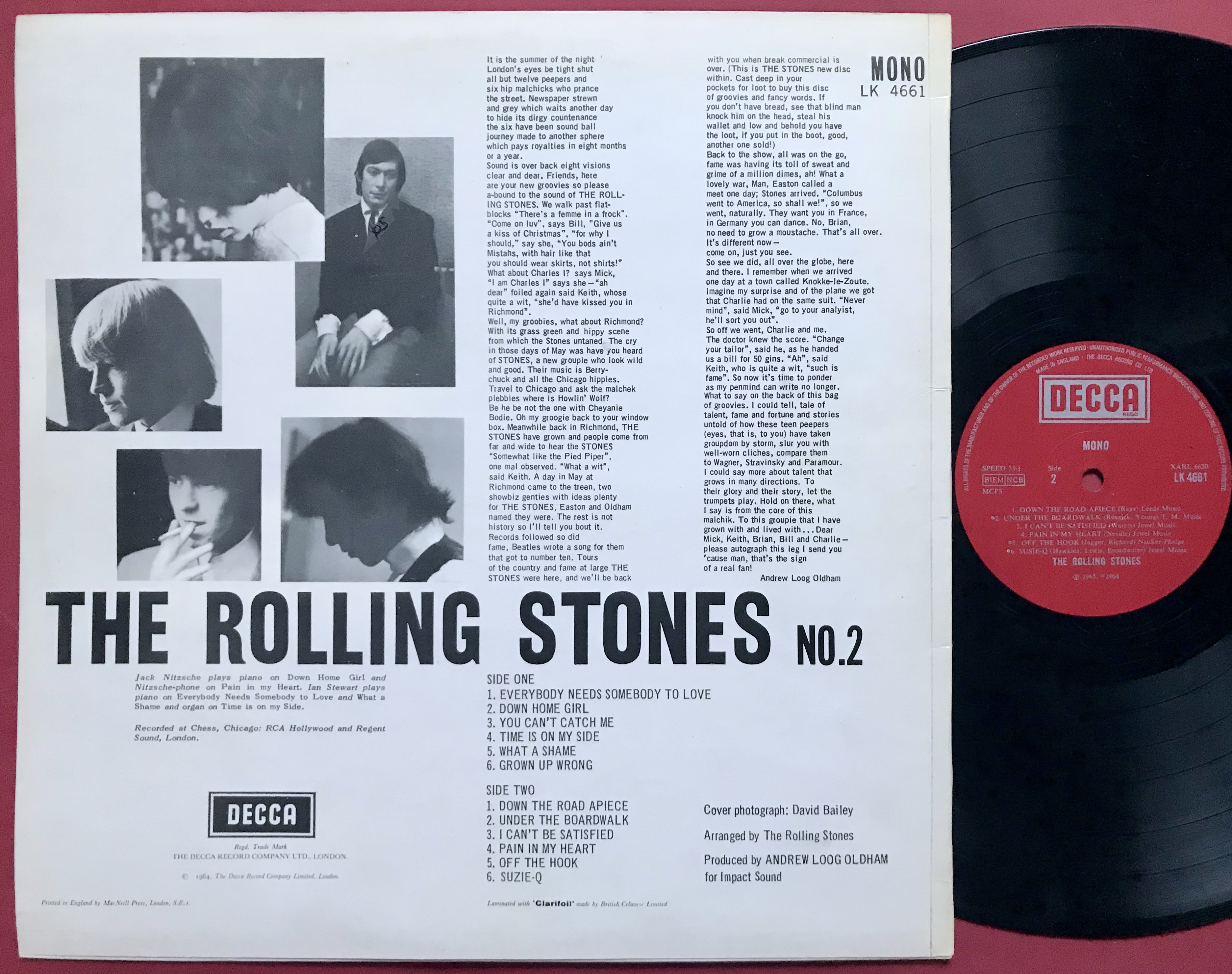 ROLLING STONES - No. 2 UK LP 1965  - 3