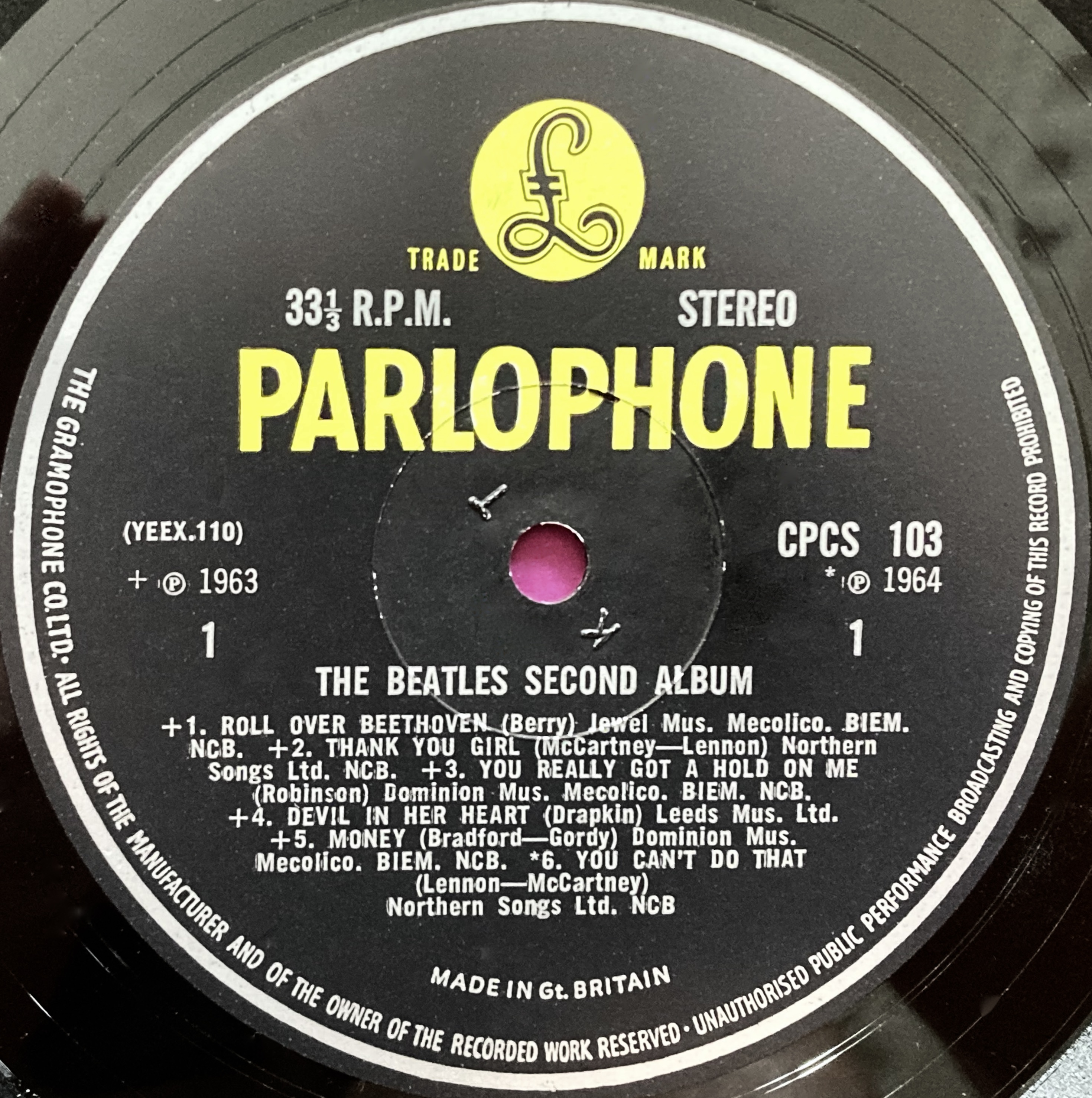 BEATLES - Second album UK-orig Export LP 1966 - 2