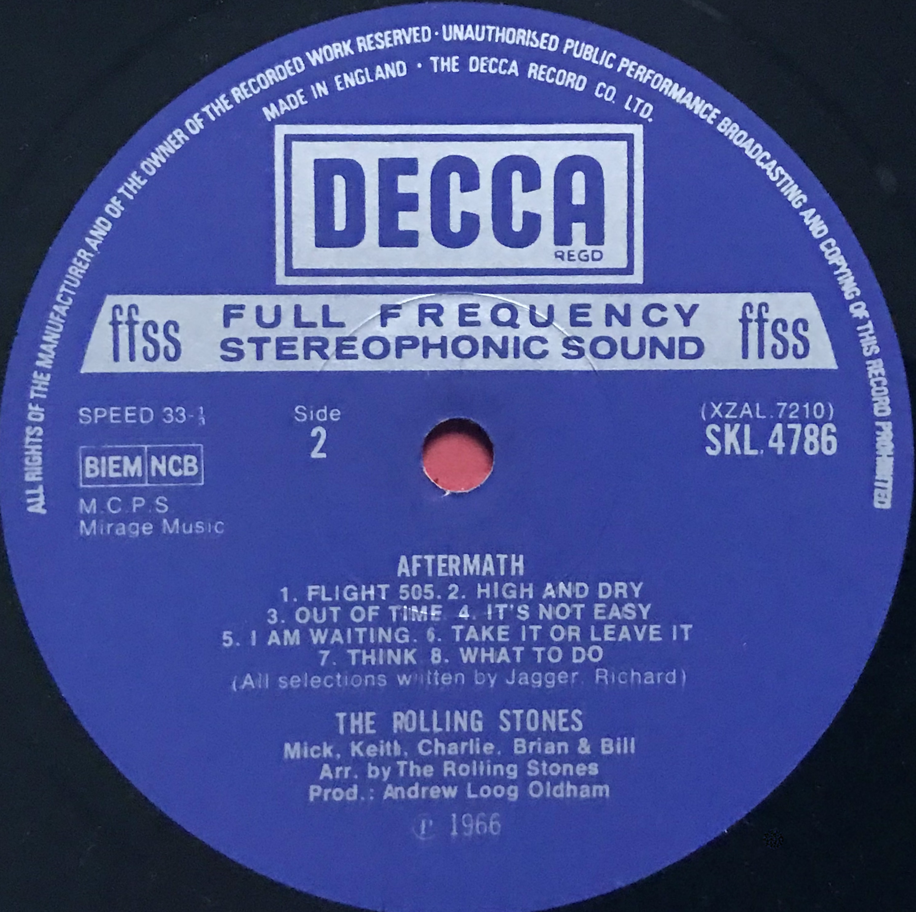 ROLLING STONES - Aftermath UK LP 1966 - 5