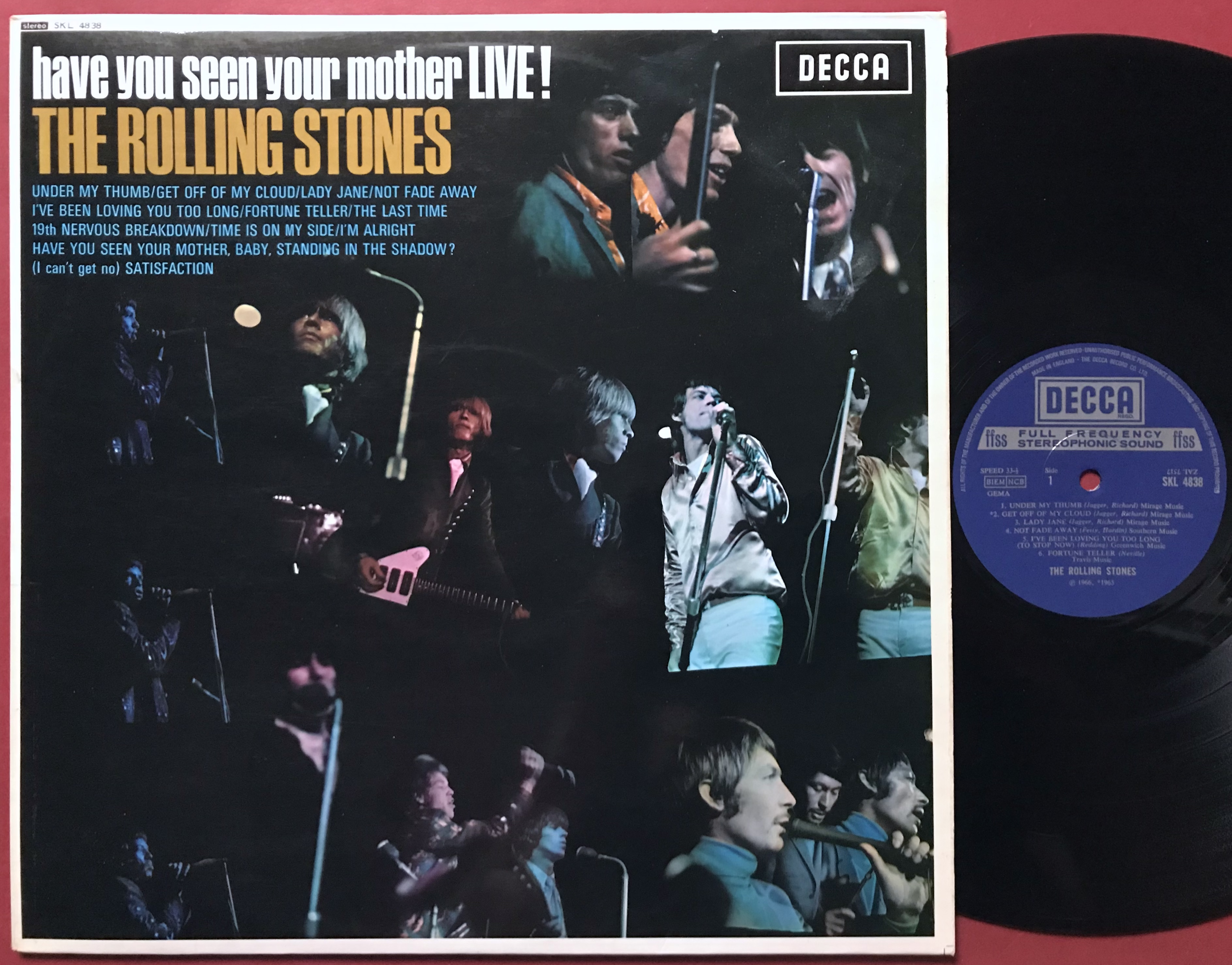 ROLLING STONES - Have you seen your mother, LIVE! UK LP 1966 - 2