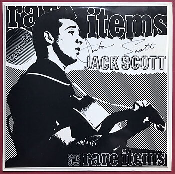 JACK SCOTT - Rare items SIGNERAD LP 1980-tal