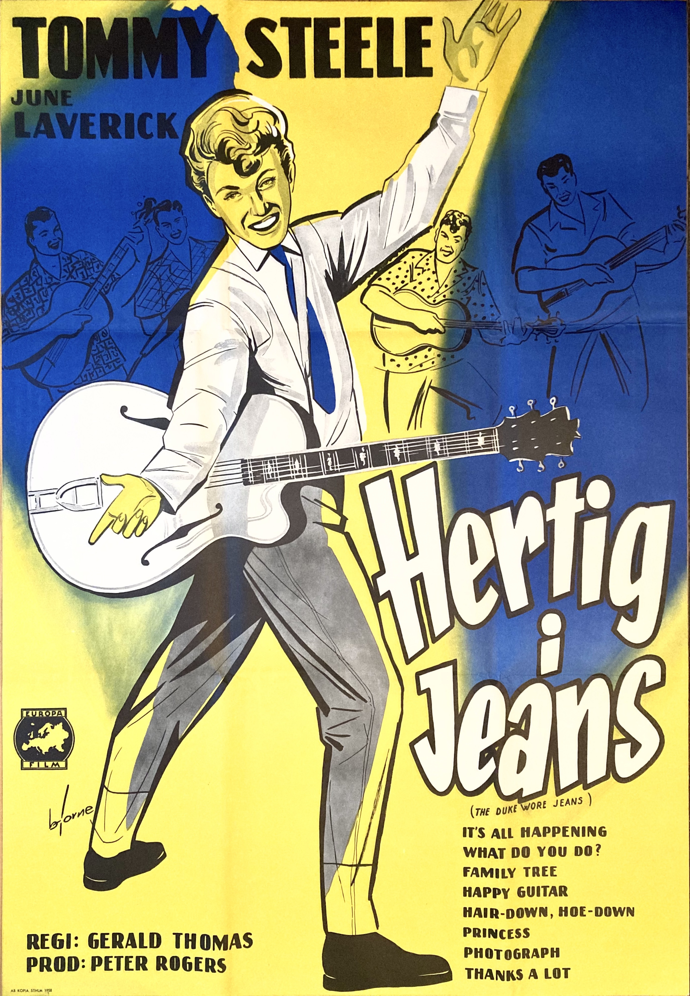 THE DUKE WORE JEANS (1958)