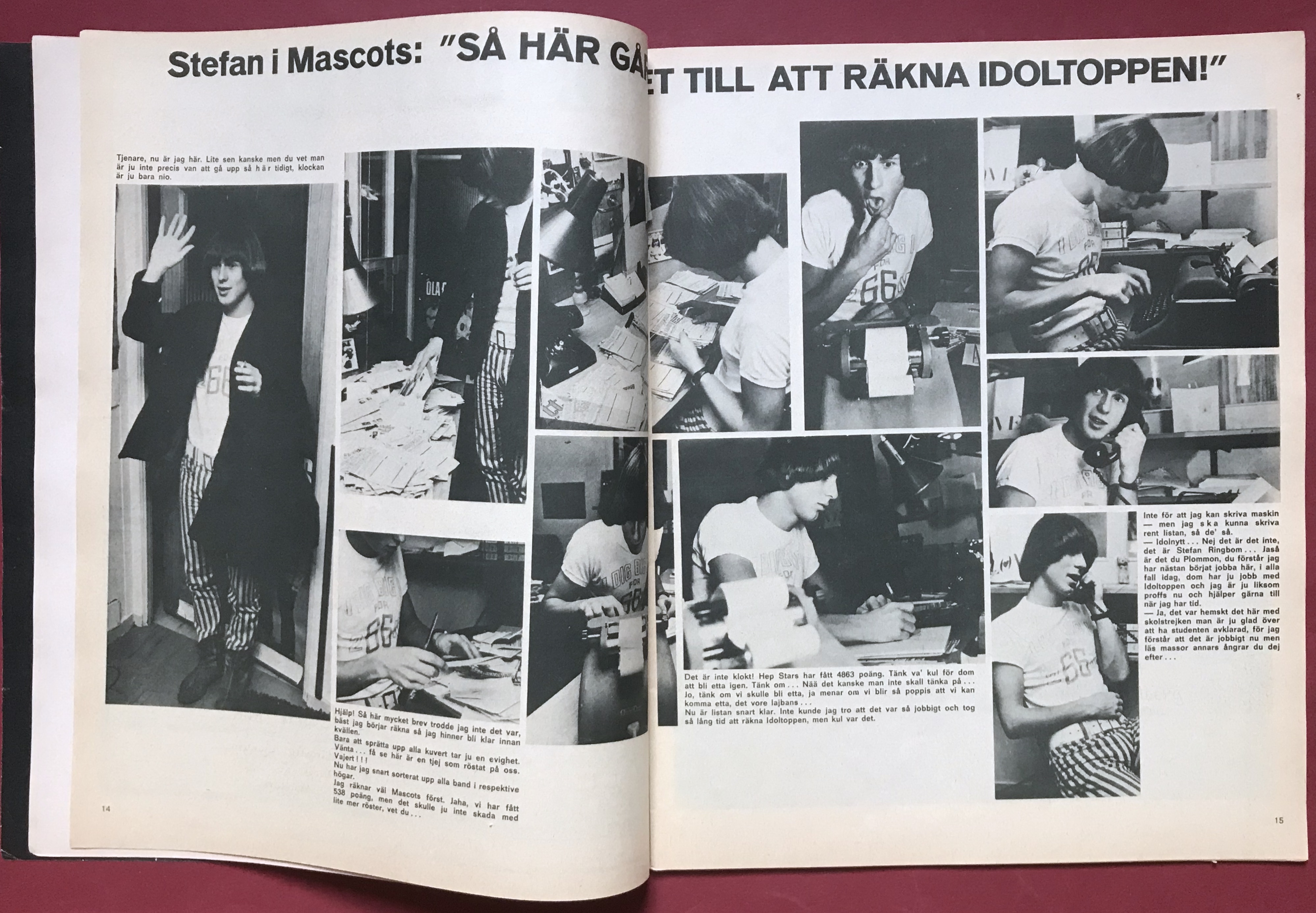 IDOLNYTT - No 26 1966 HEP STARS / Svenne omslag - 4