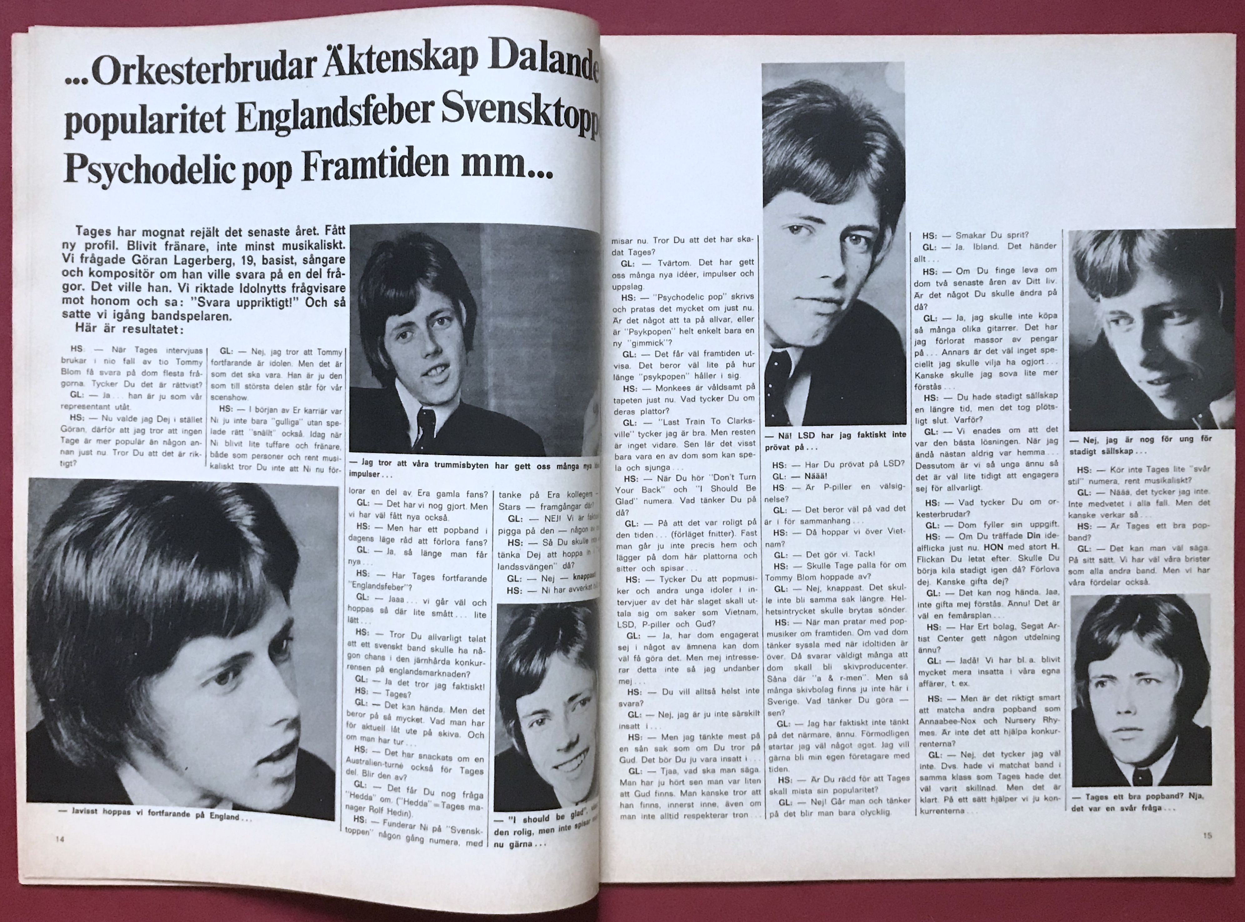 IDOLNYTT - No 3 1967 SHANES omslag - 6