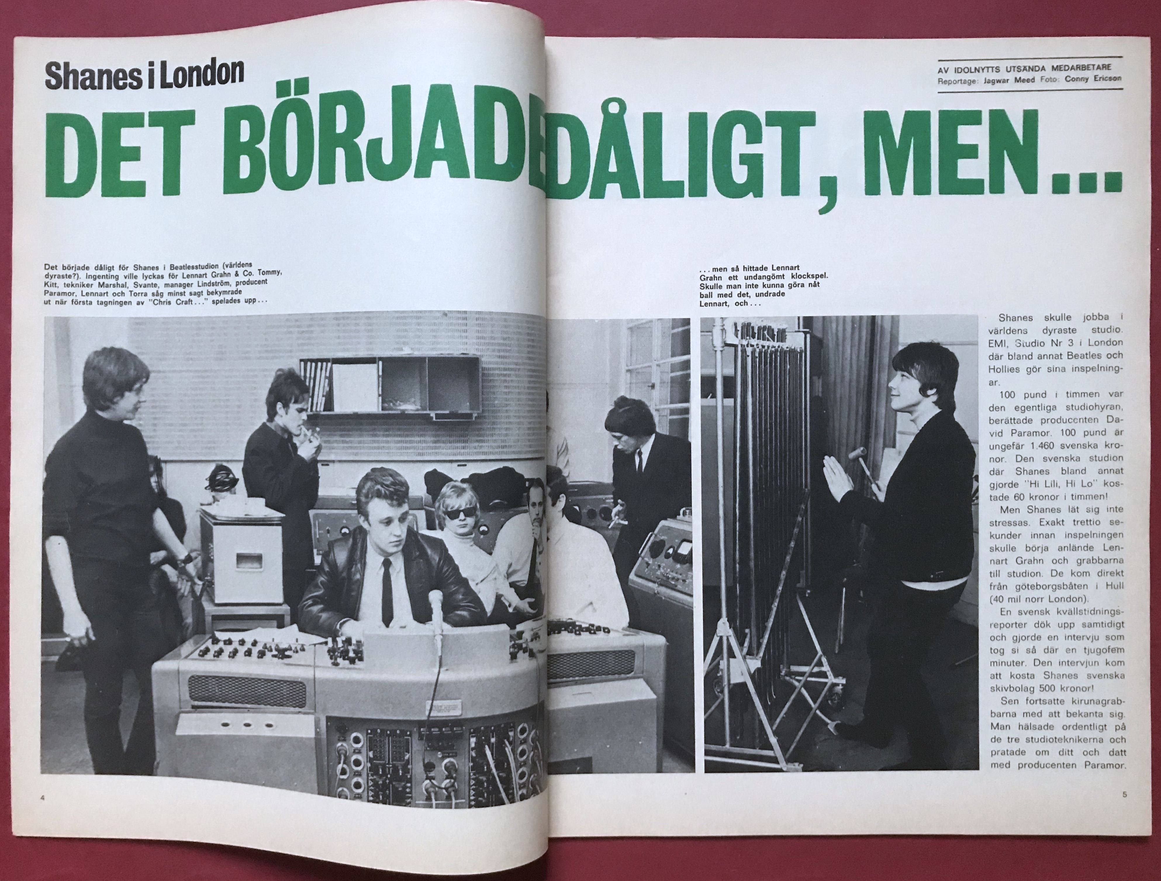 IDOLNYTT - No 3 1967 SHANES omslag - 3