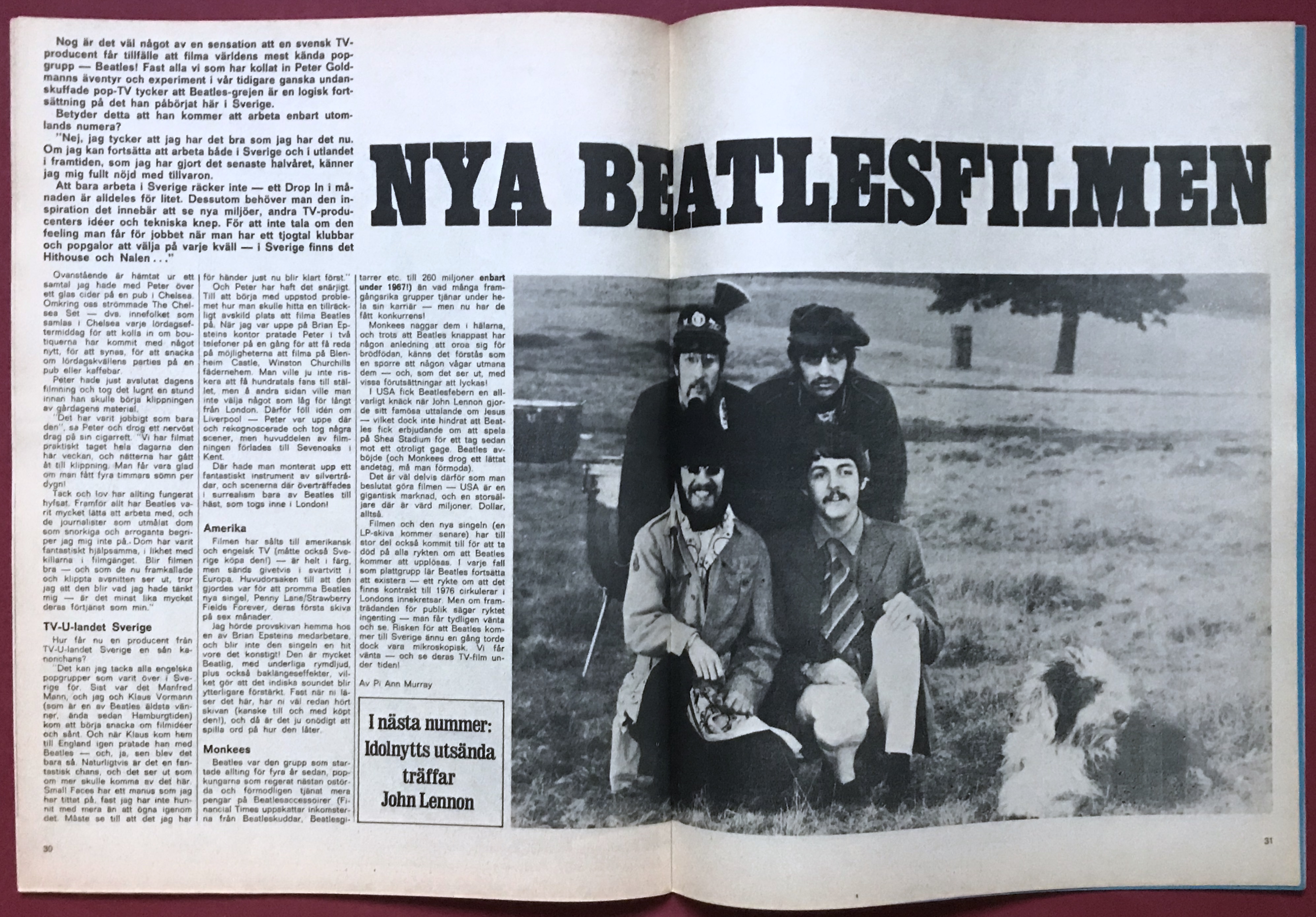 IDOLNYTT - No 3 1967 SHANES omslag - 9