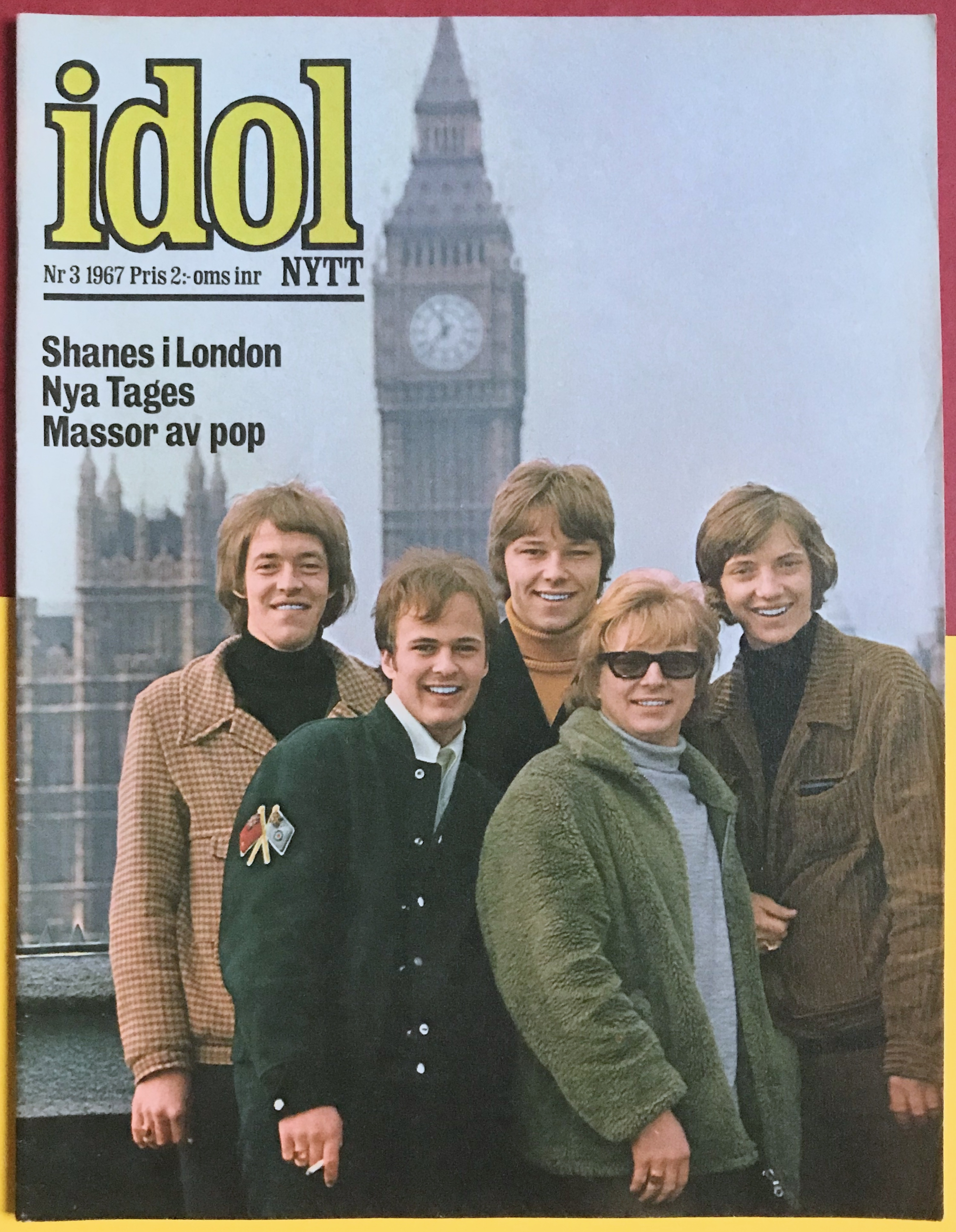 IDOLNYTT - No 3 1967 SHANES omslag