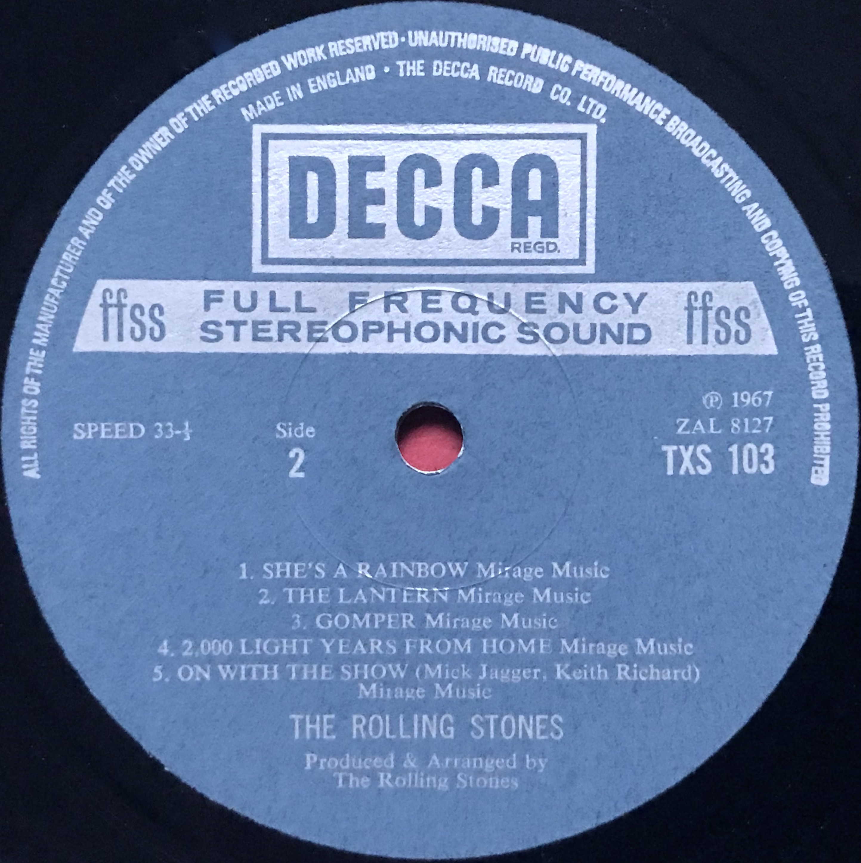 ROLLING STONES - Their satanic majesties request UK LP 1967 - 6