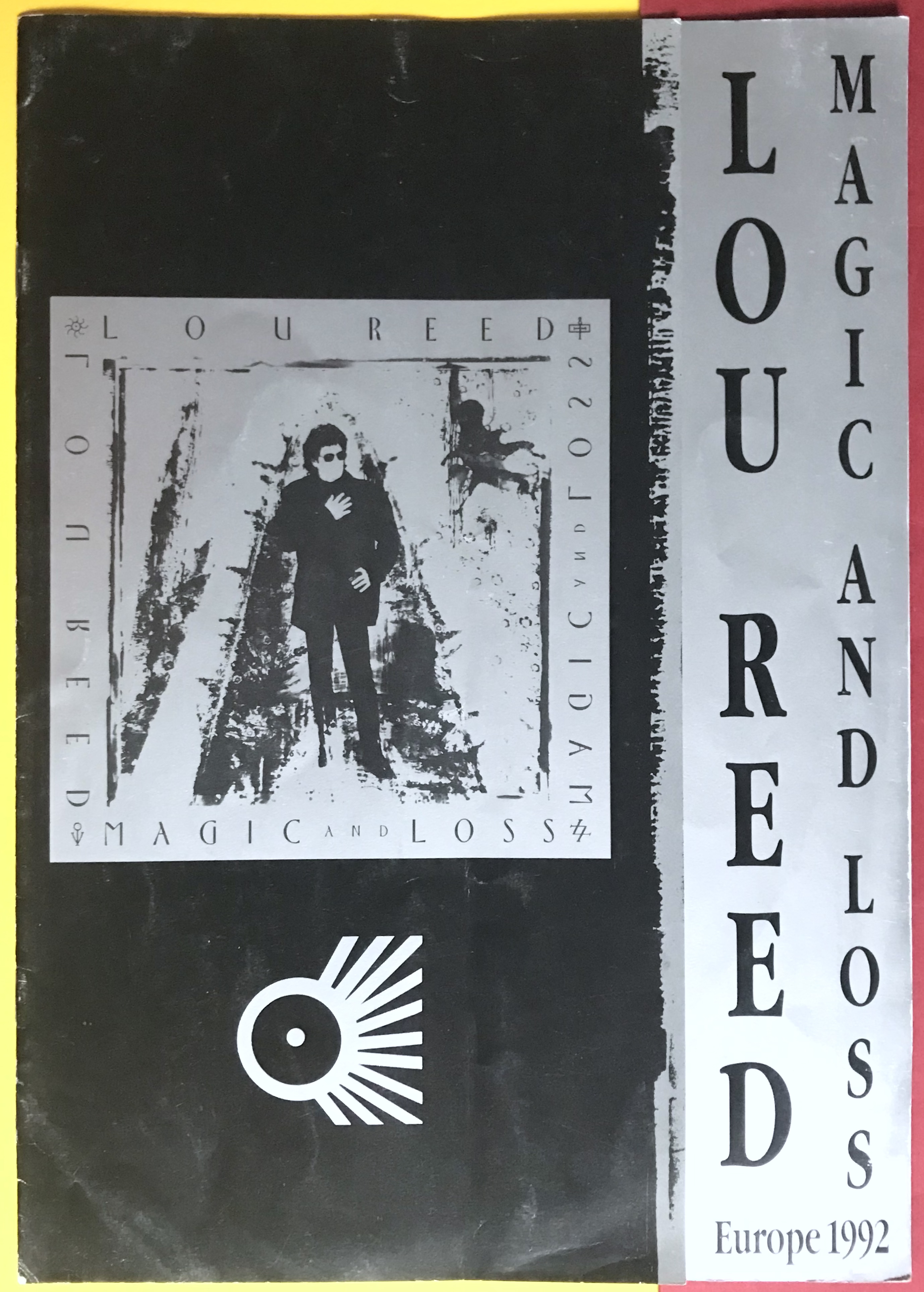 LOU REED - Europe Tour program 1992
