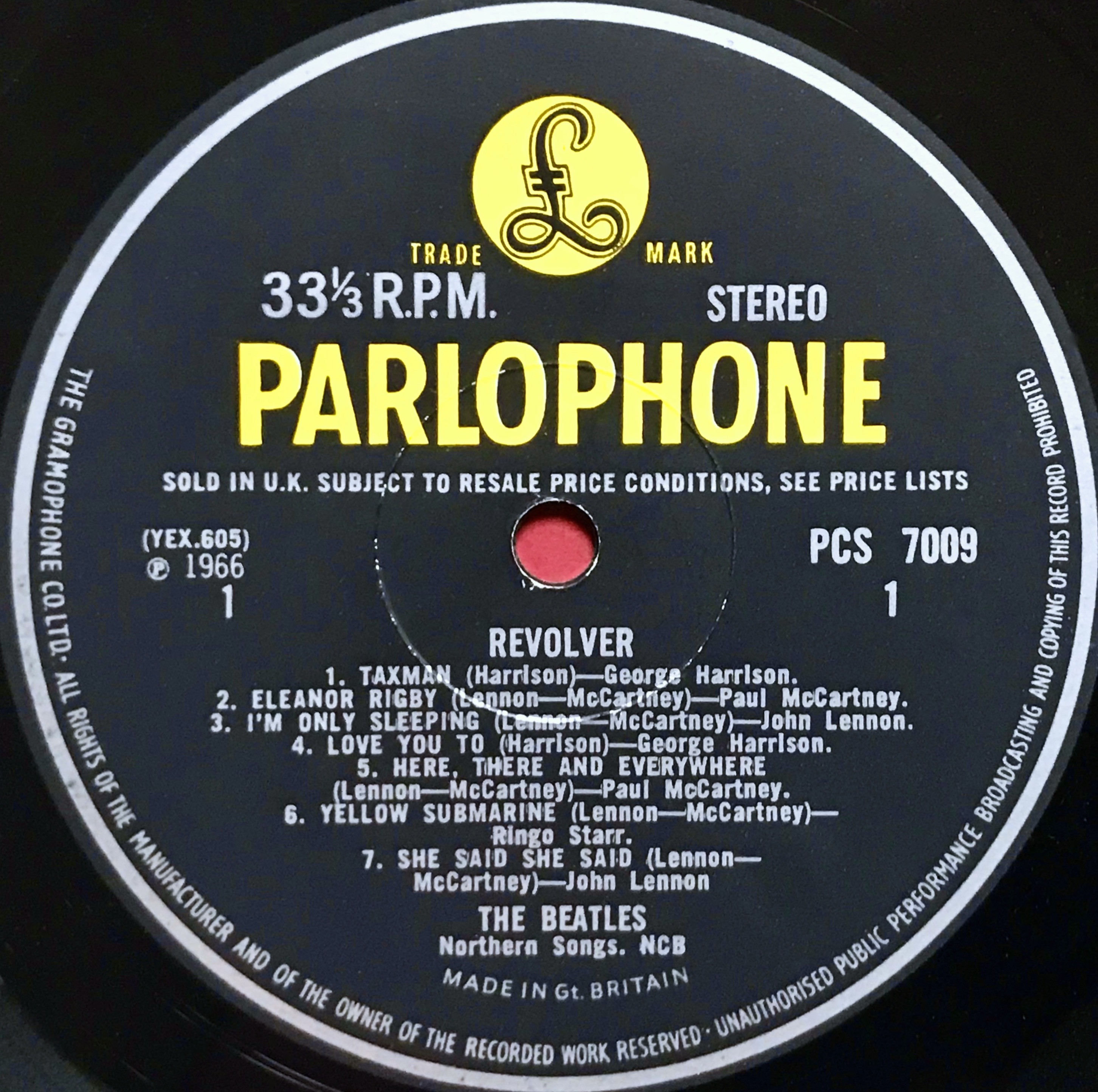 BEATLES - Revolver UK-orig Stereo LP 1966 - 3