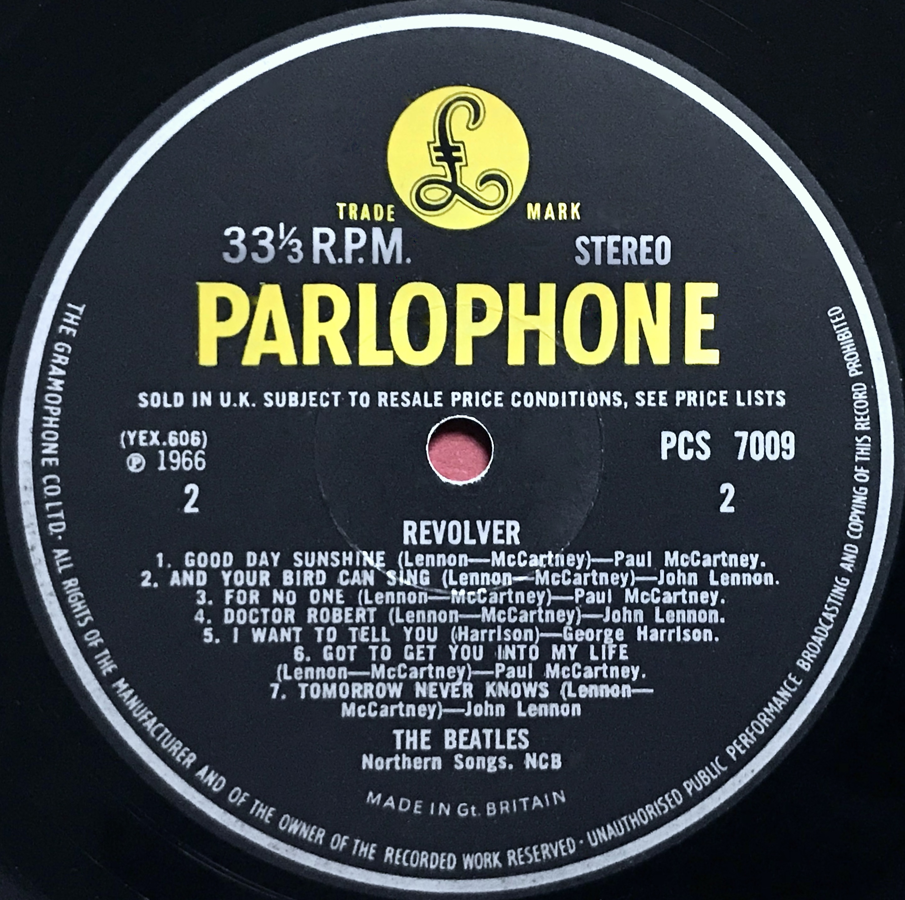 BEATLES - Revolver UK-orig Stereo LP 1966 - 4