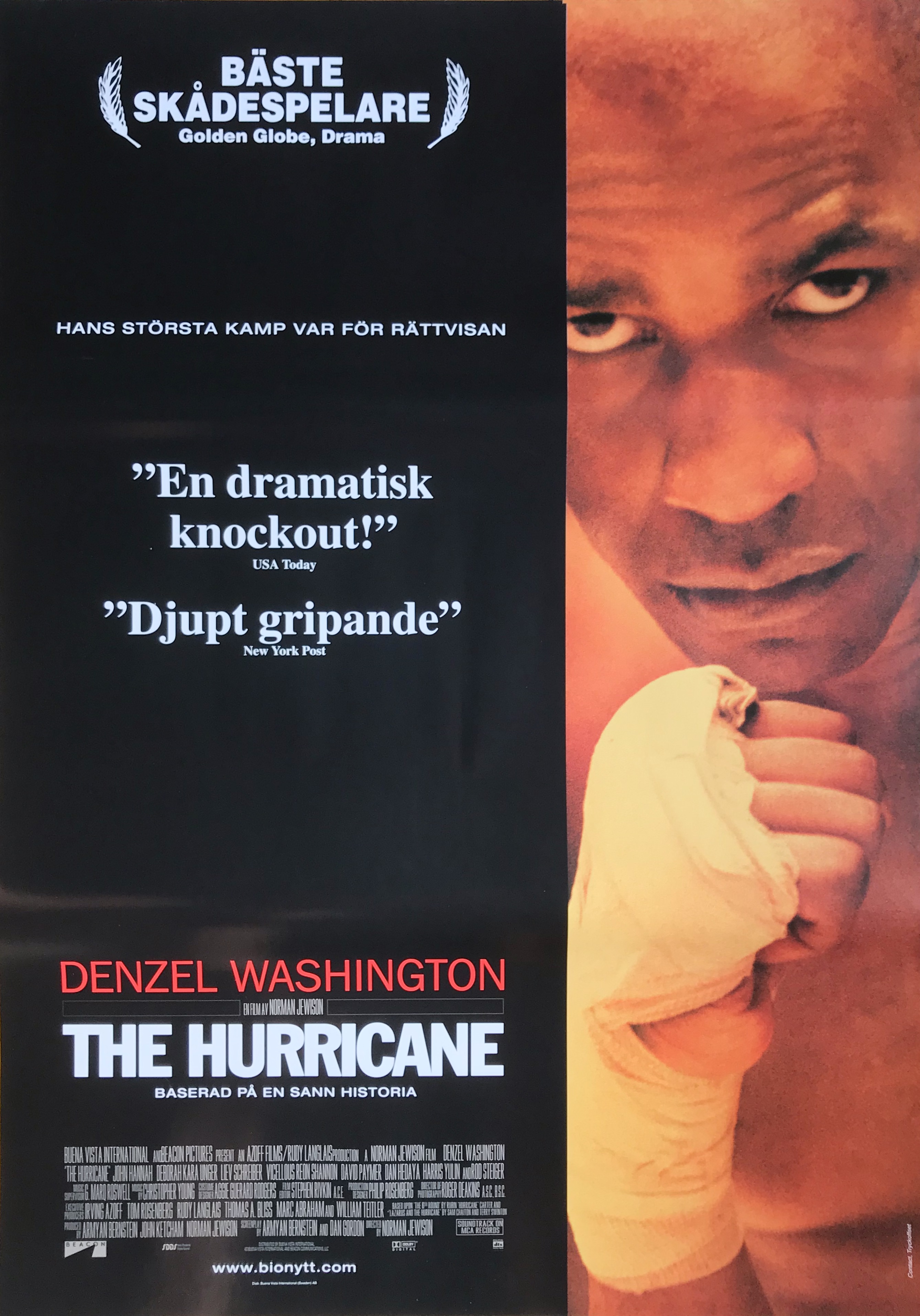 Nostalgipalatset THE HURRICANE (1999) Nostalgipalatset THE HURRICANE (1999)