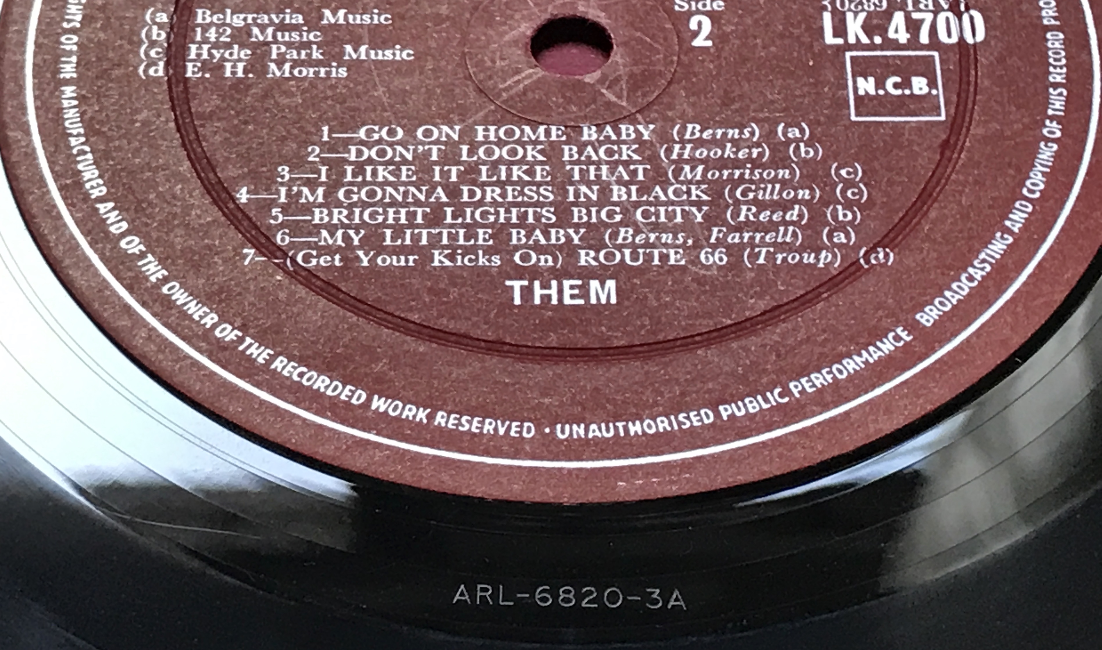 THEM - The "Angry" Young Them UK-orig LP 1965 - 6