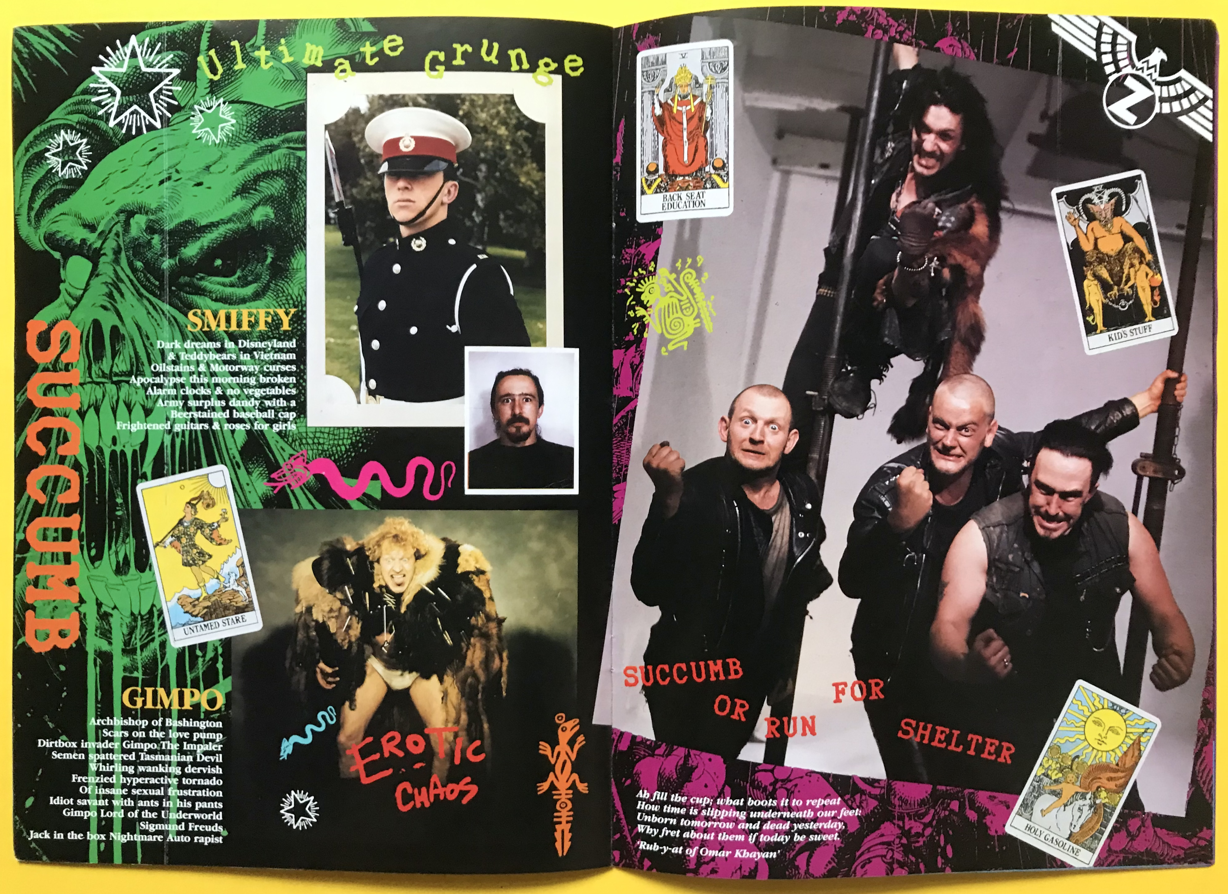 ZODIAC MINDWARP - SIGNED Tour program 1988 - 6