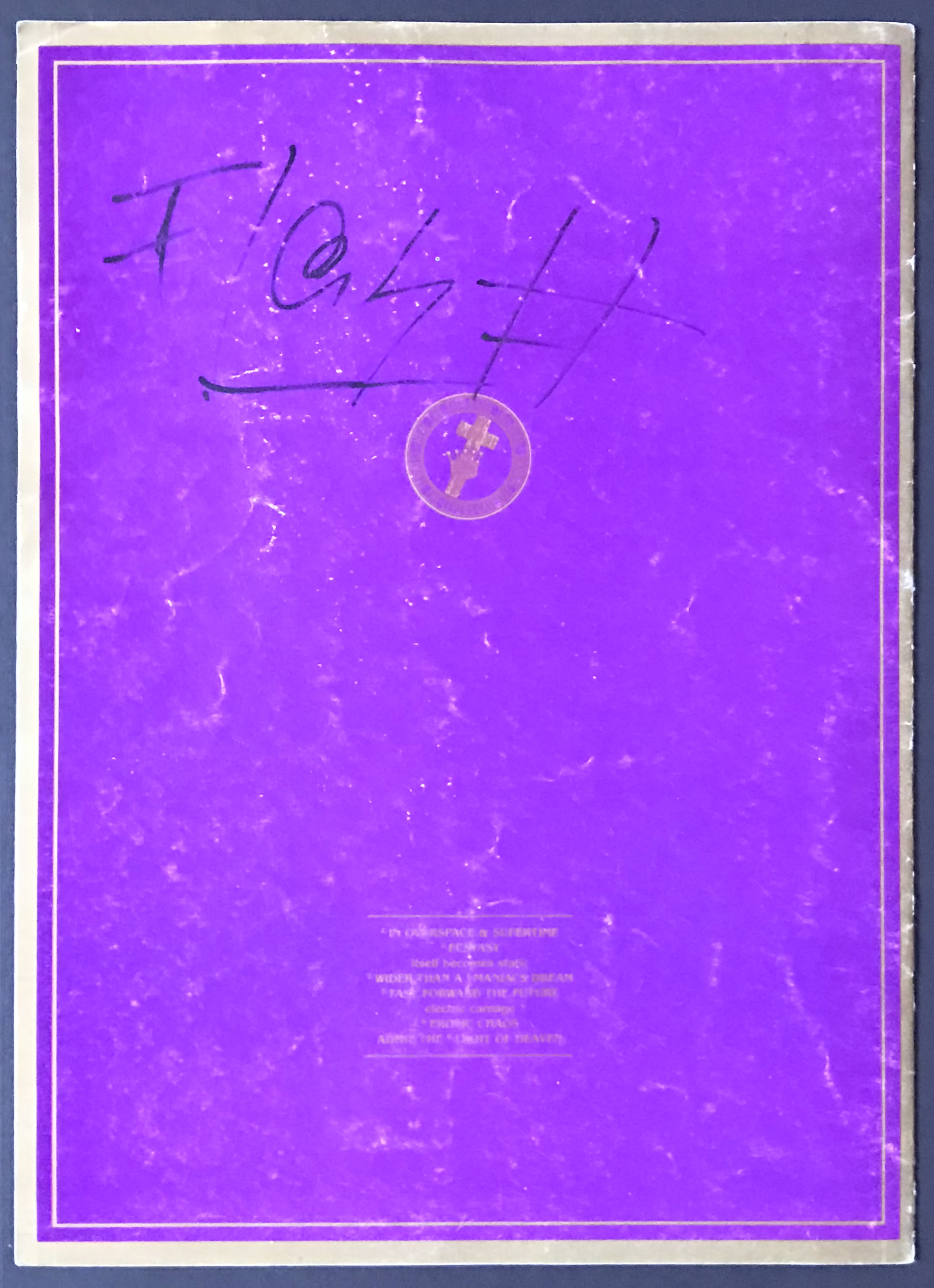 ZODIAC MINDWARP - SIGNED Tour program 1988 - 3