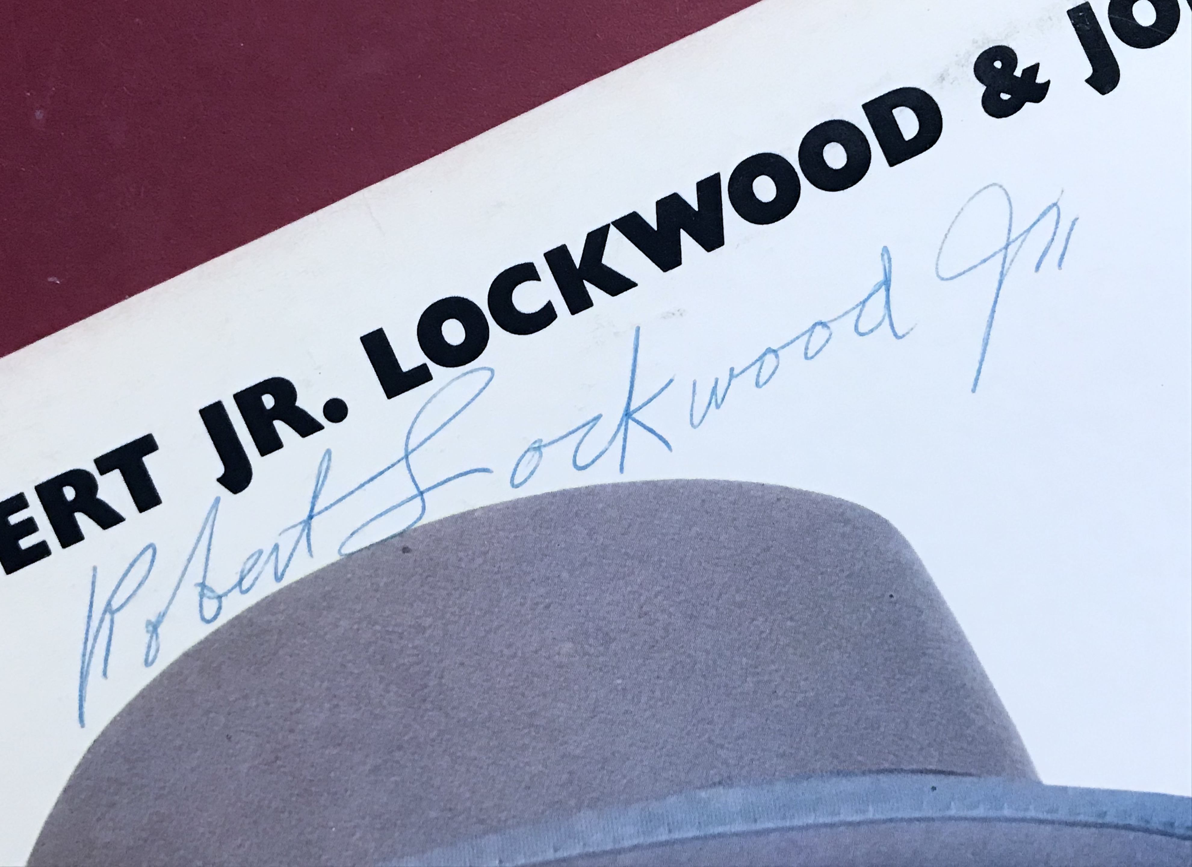 ROBERT LOCKWOOD JR. & JOHNNY SHINES - Hangin´ on SIGNERAD LP 1980 - 2