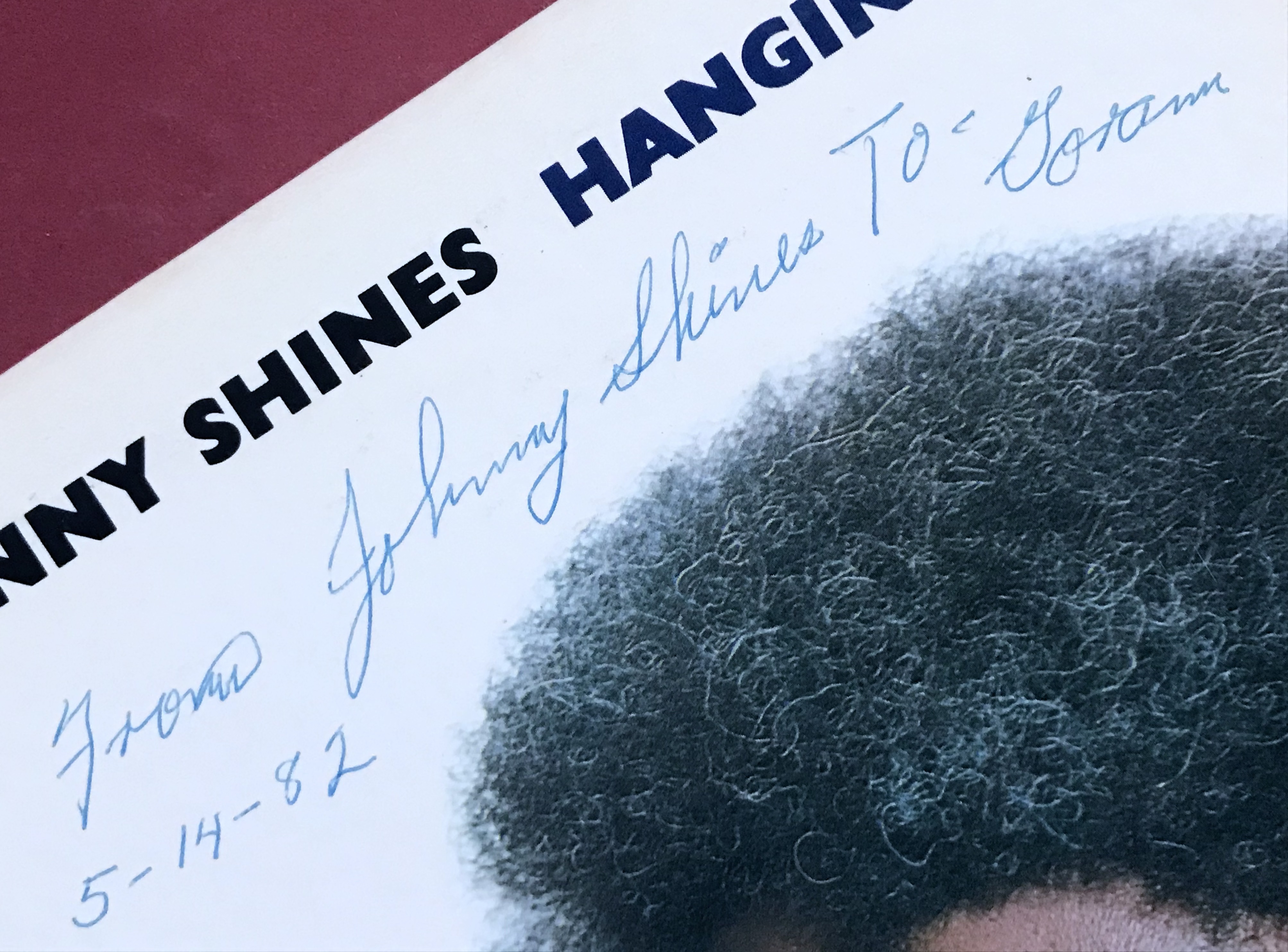 ROBERT LOCKWOOD JR. & JOHNNY SHINES - Hangin´ on SIGNERAD LP 1980 - 3