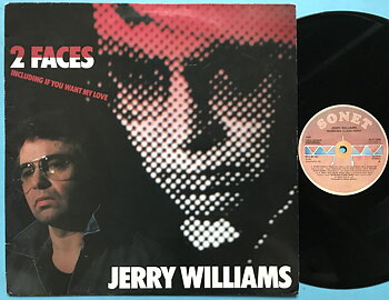 JERRY WILLIAMS - 2 faces SIGNERAD  LP 1983