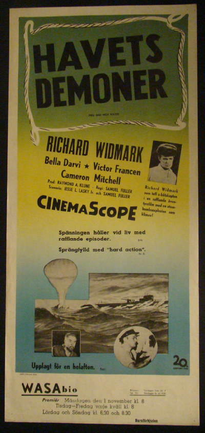 HELL AND HIGH WATER (1954)