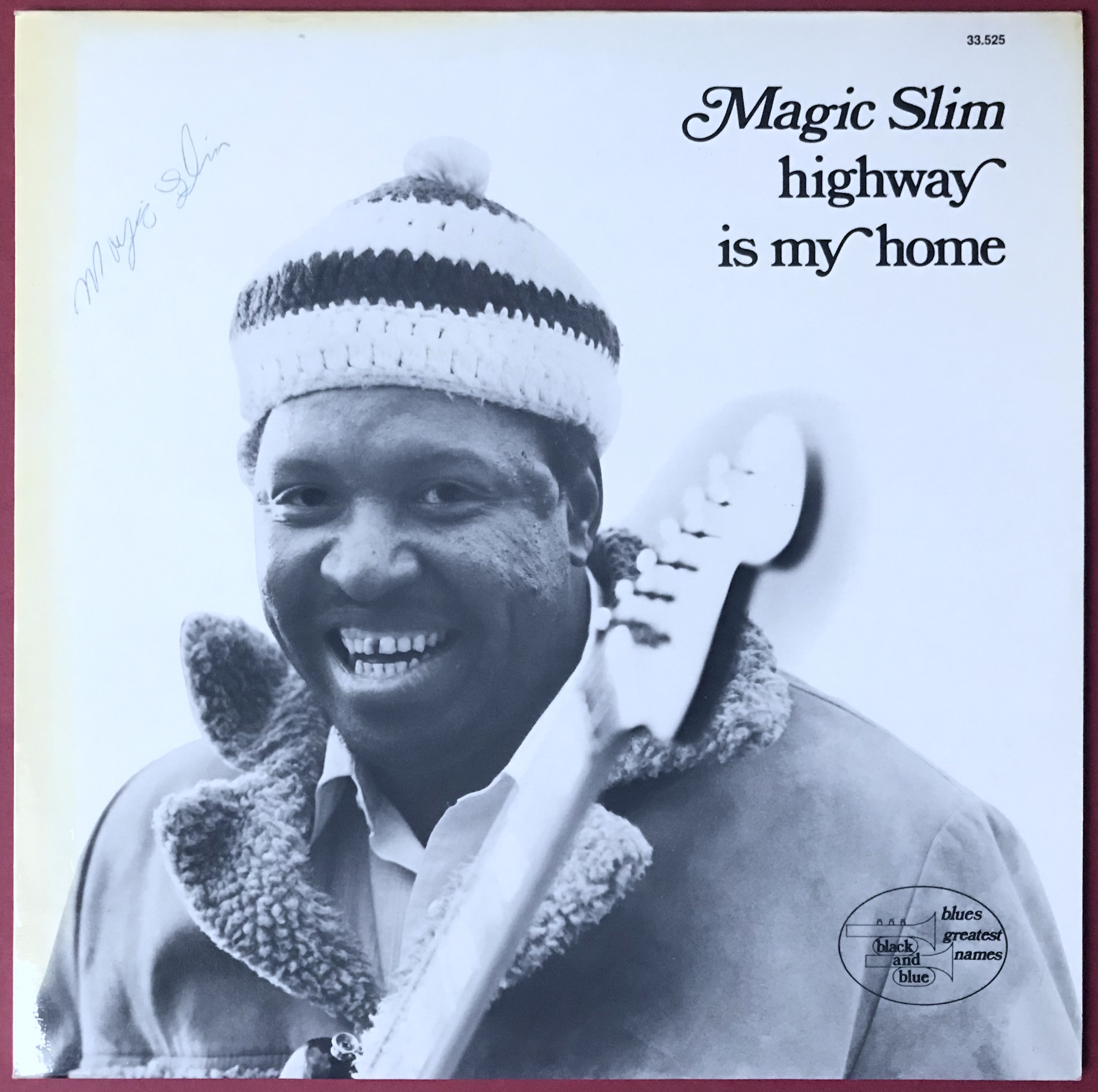 MAGIC SLIM - Highway is my home SIGNERAD LP 1978