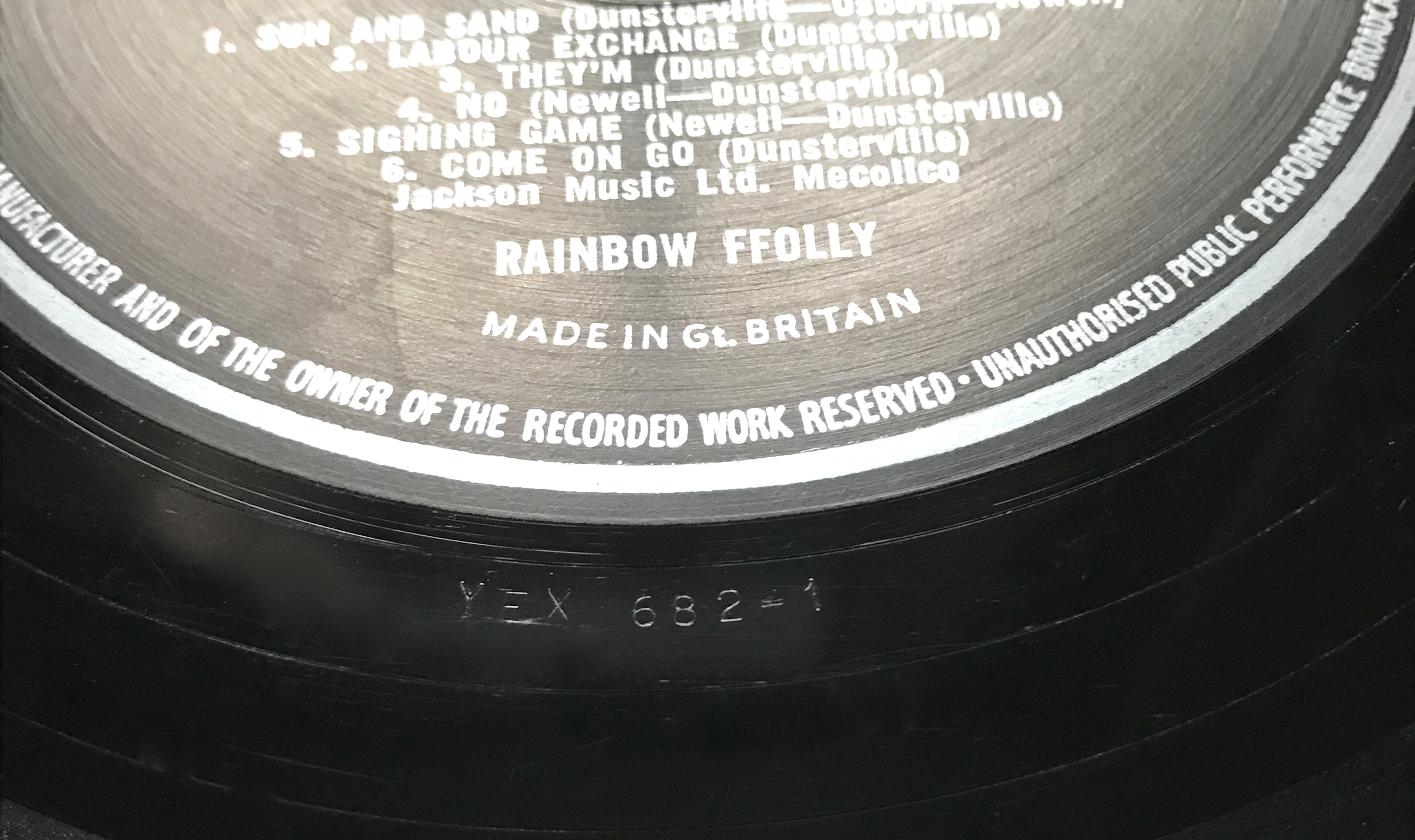RAINBOW FFOLLY - Sallies fforth UK-orig LP 1968 - 6