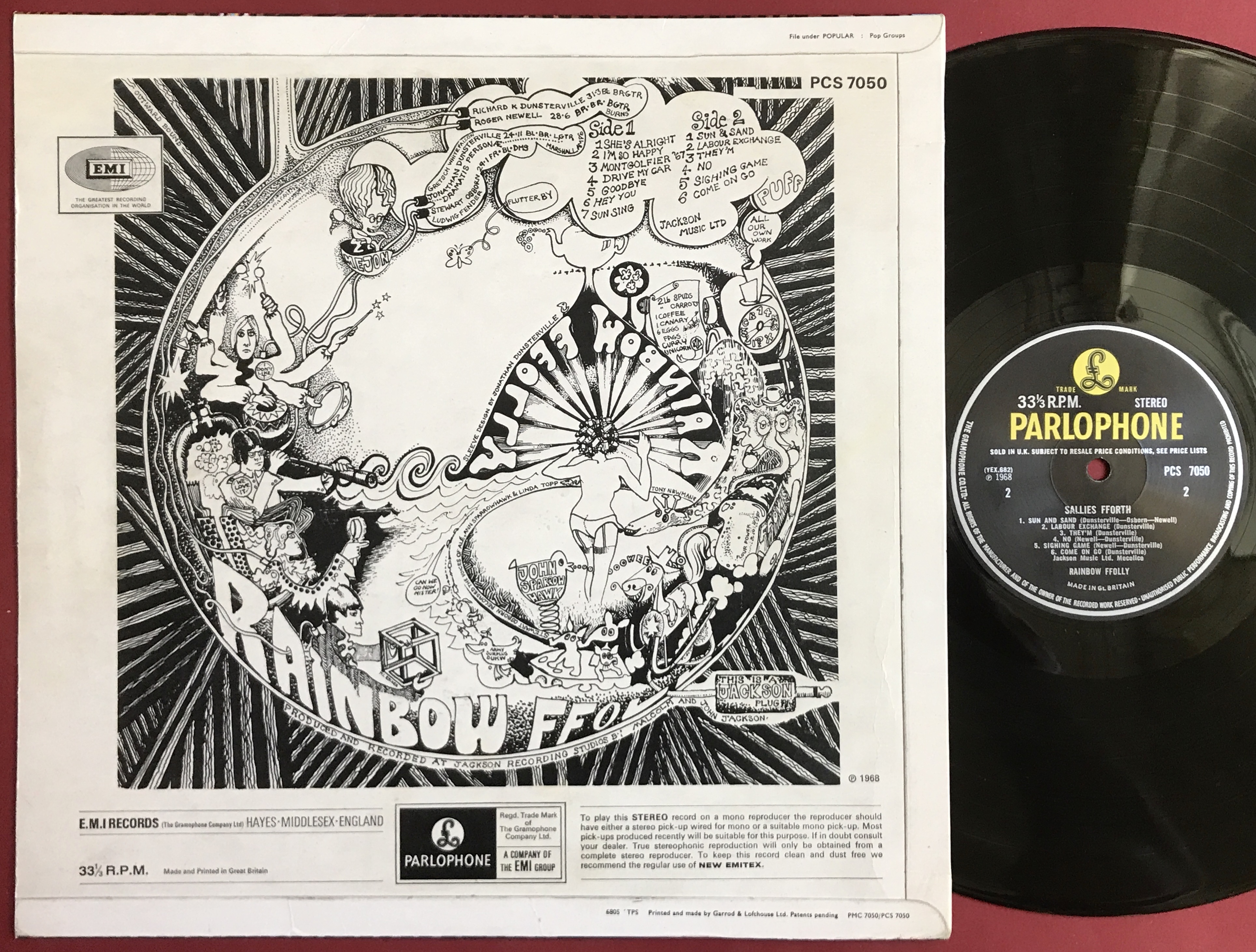 RAINBOW FFOLLY - Sallies fforth UK-orig LP 1968 - 2