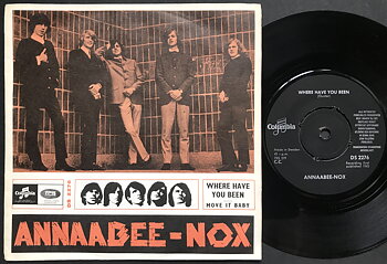 ANNAABEE-NOX - Where have you been / Move it baby  Swe PS 1965