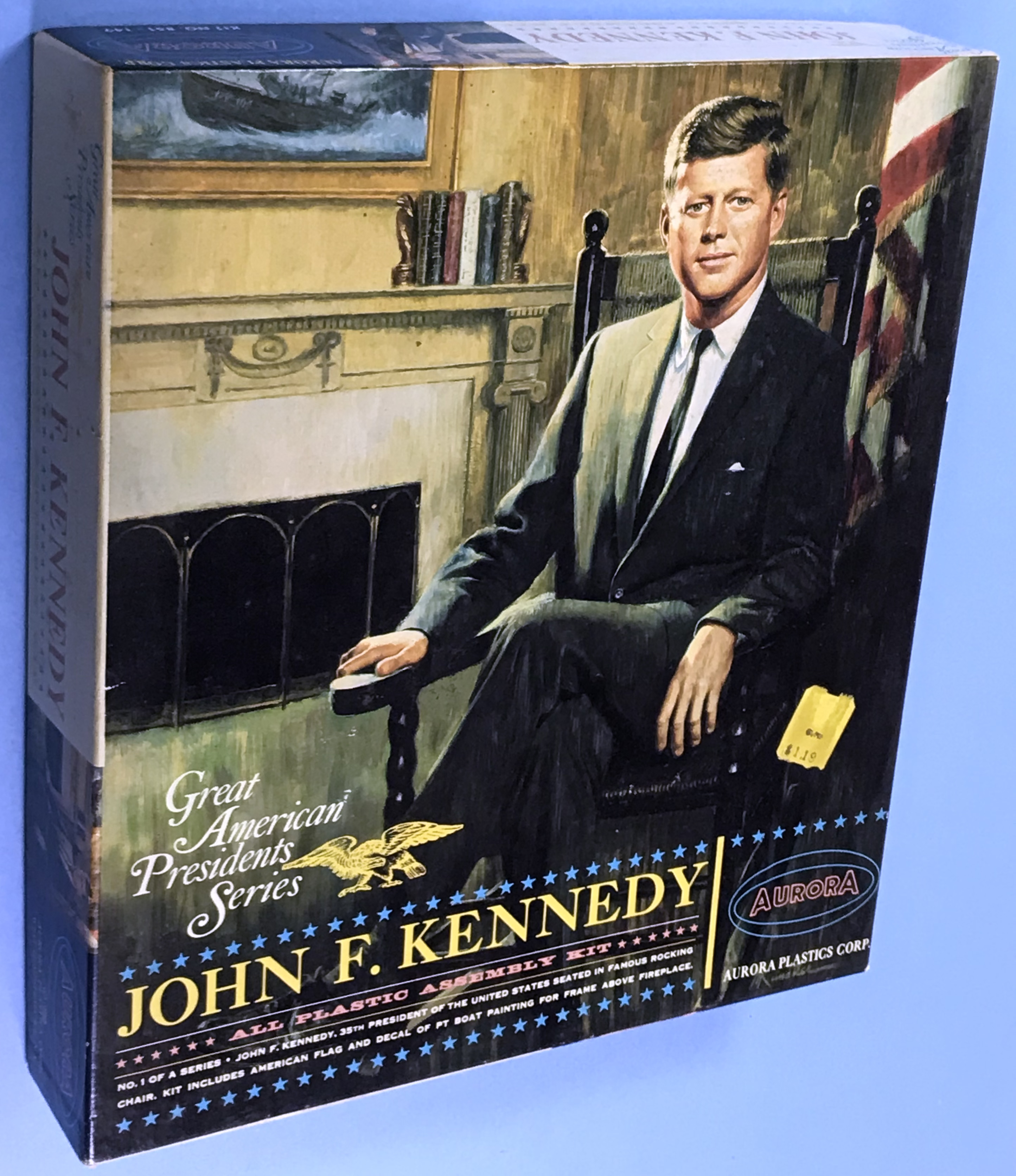 JOHN F. KENNEDY JFK - AURORA plastic assembly kit 1965