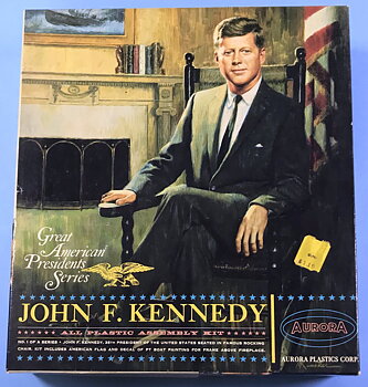 JOHN F. KENNEDY JFK - AURORA byggmodell 1965