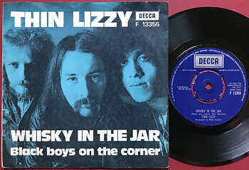 THIN LIZZY - Whisky in the jar Danish PS 1972