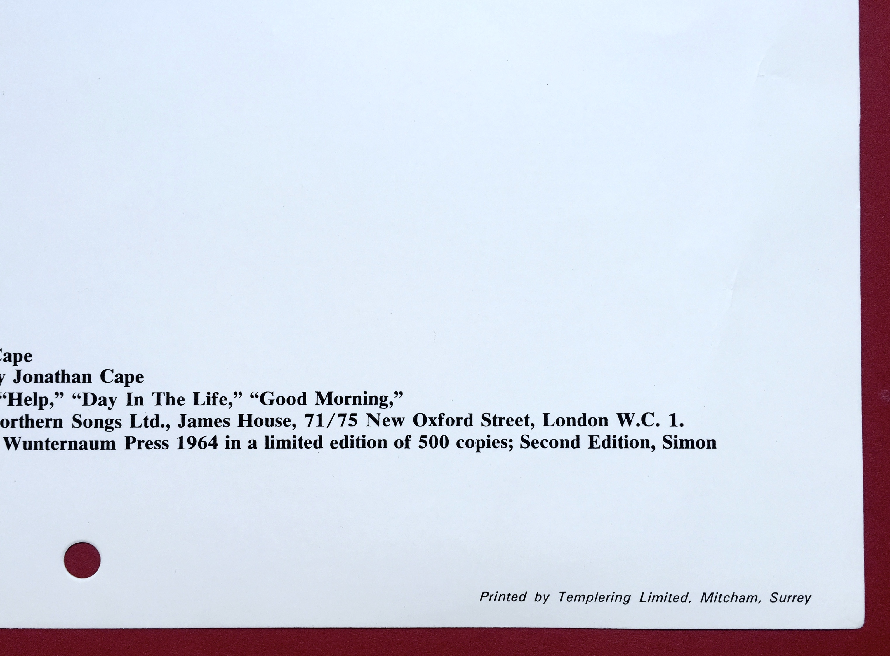PLASTIC ONO BAND - Live peace in Toronto Med KALENDER UK-orig LP 1969 - 9