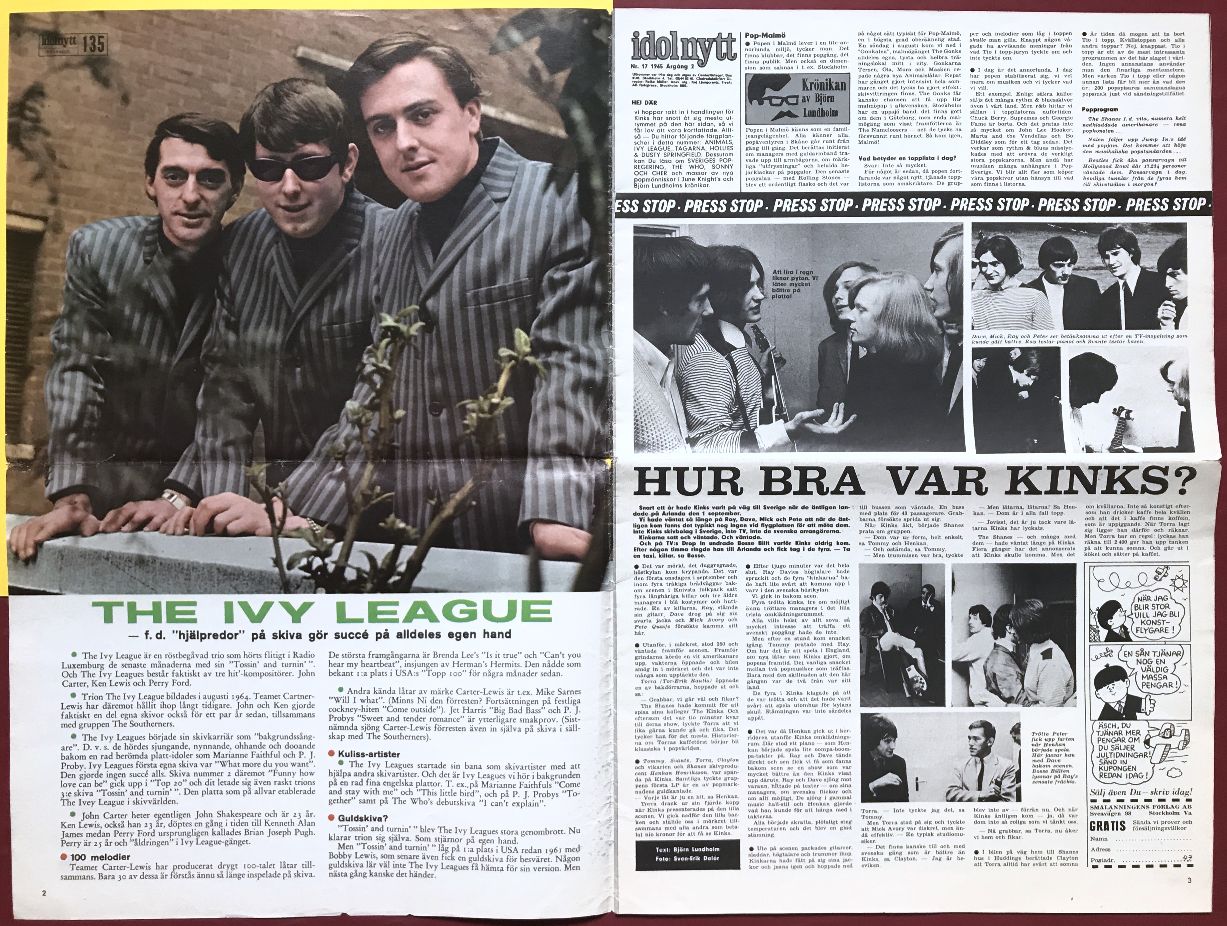 IDOLNYTT - No 15 1965 DONOVAN cover - 6