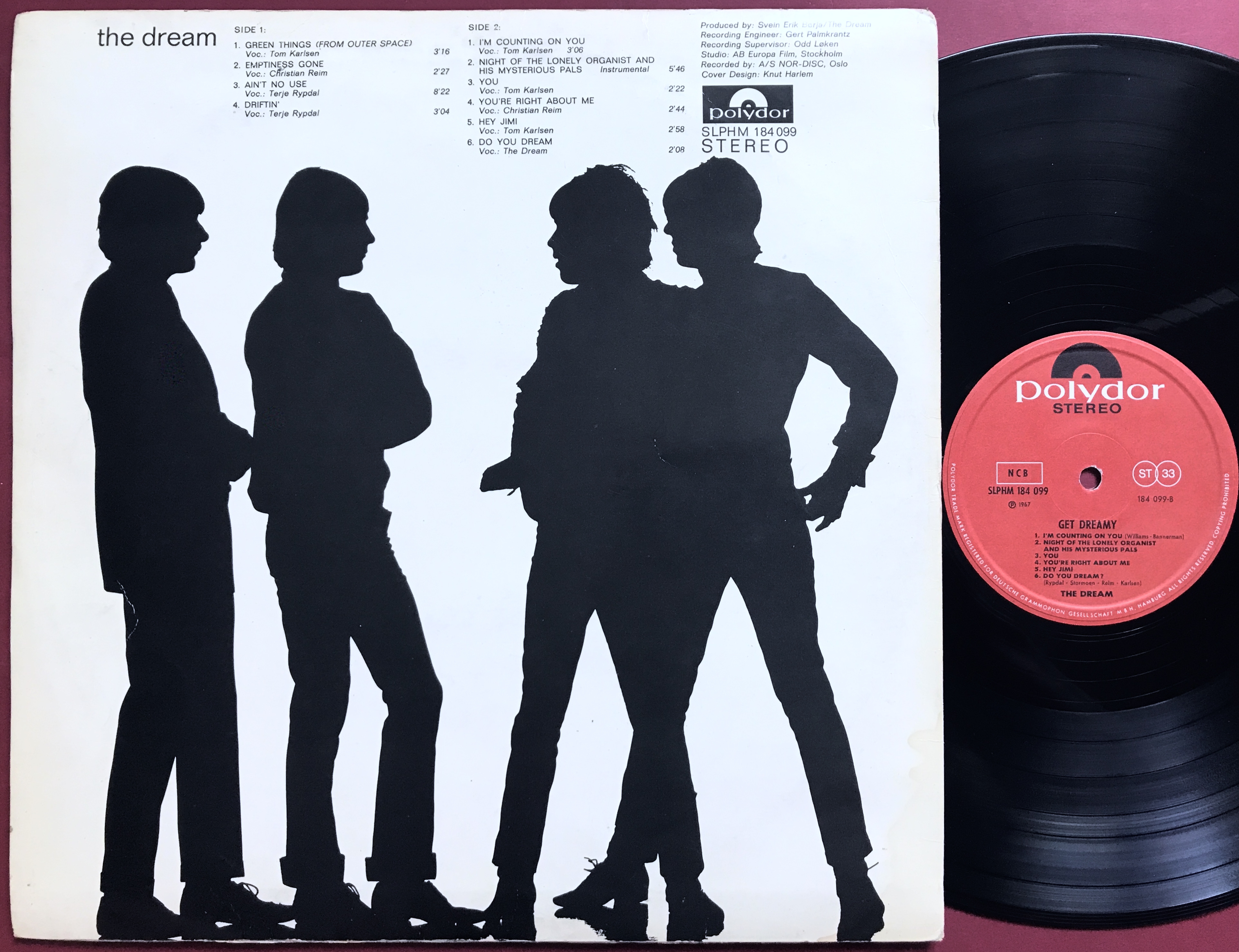 The DREAM - Get dreamy Norway-orig LP 1967 - 2