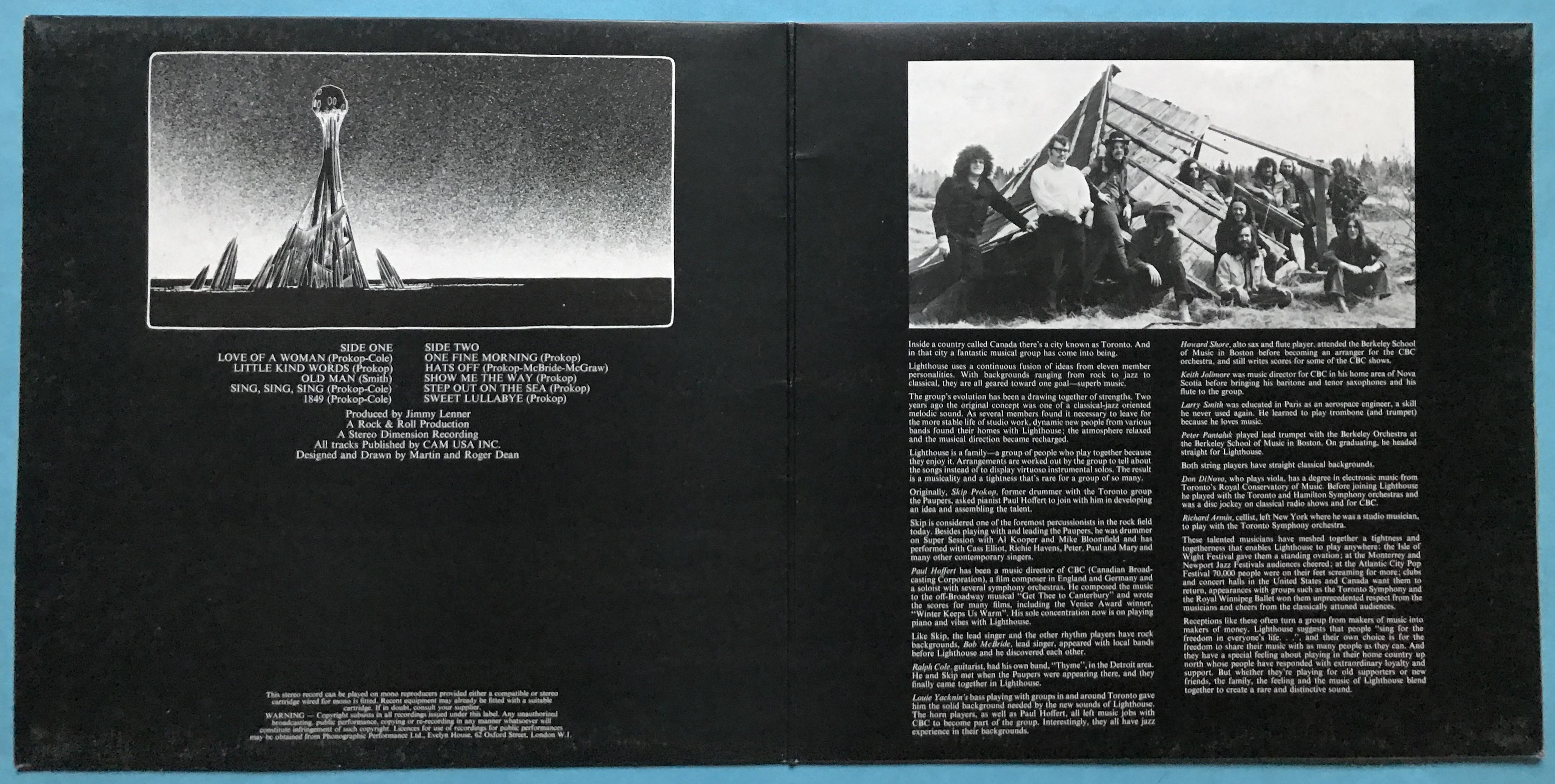 LIGHTHOUSE - One fine morning UK-orig Vertigo LP 1971 - 3