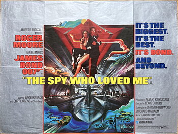 ÄLSKADE SPION (1977) - UK quad poster