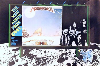 CAMEL (1976) "Moonmadness" - Promo poster