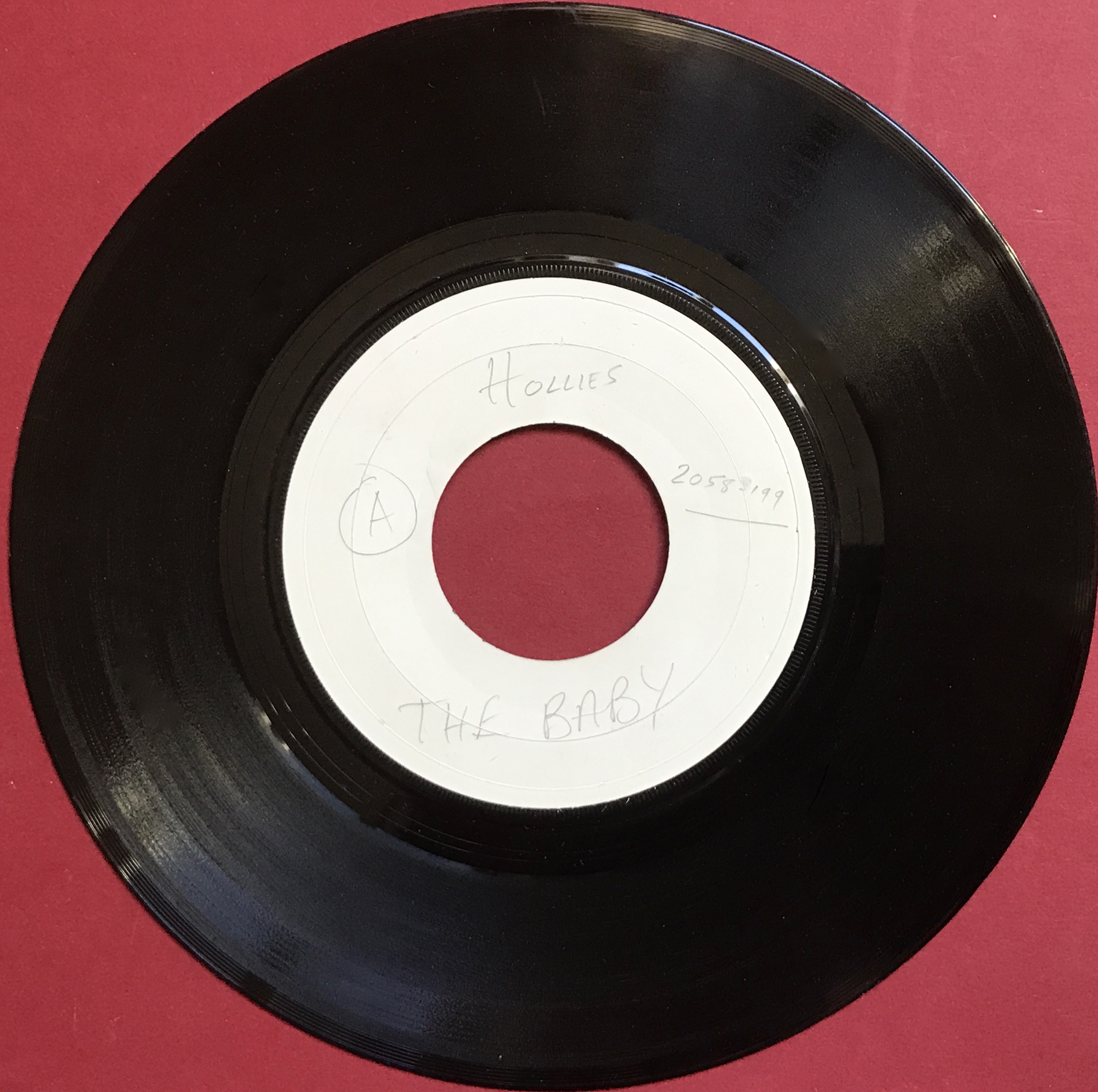 HOLLIES - The baby / Oh granny UK-orig TESTPRESS 45 1972
