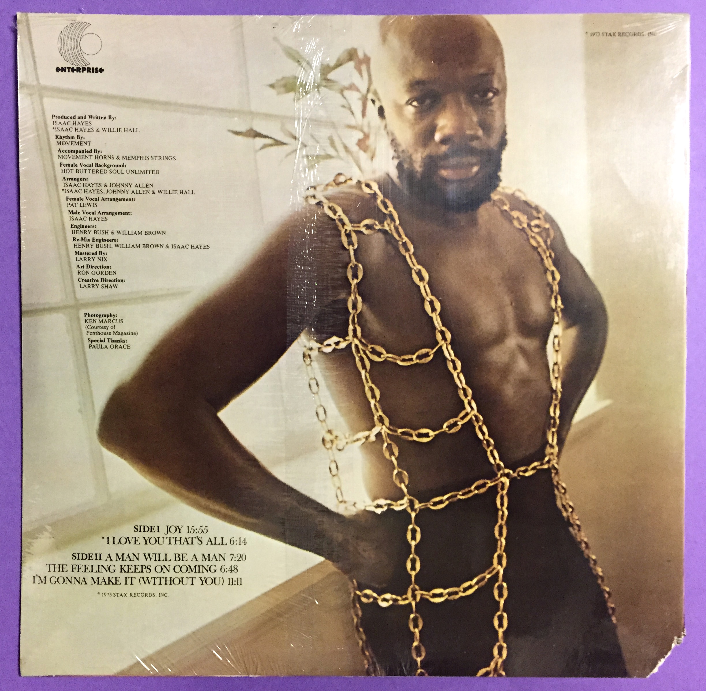 ISAAC HAYES - Joy US-orig LP 1973 STILL SEALED! - 2