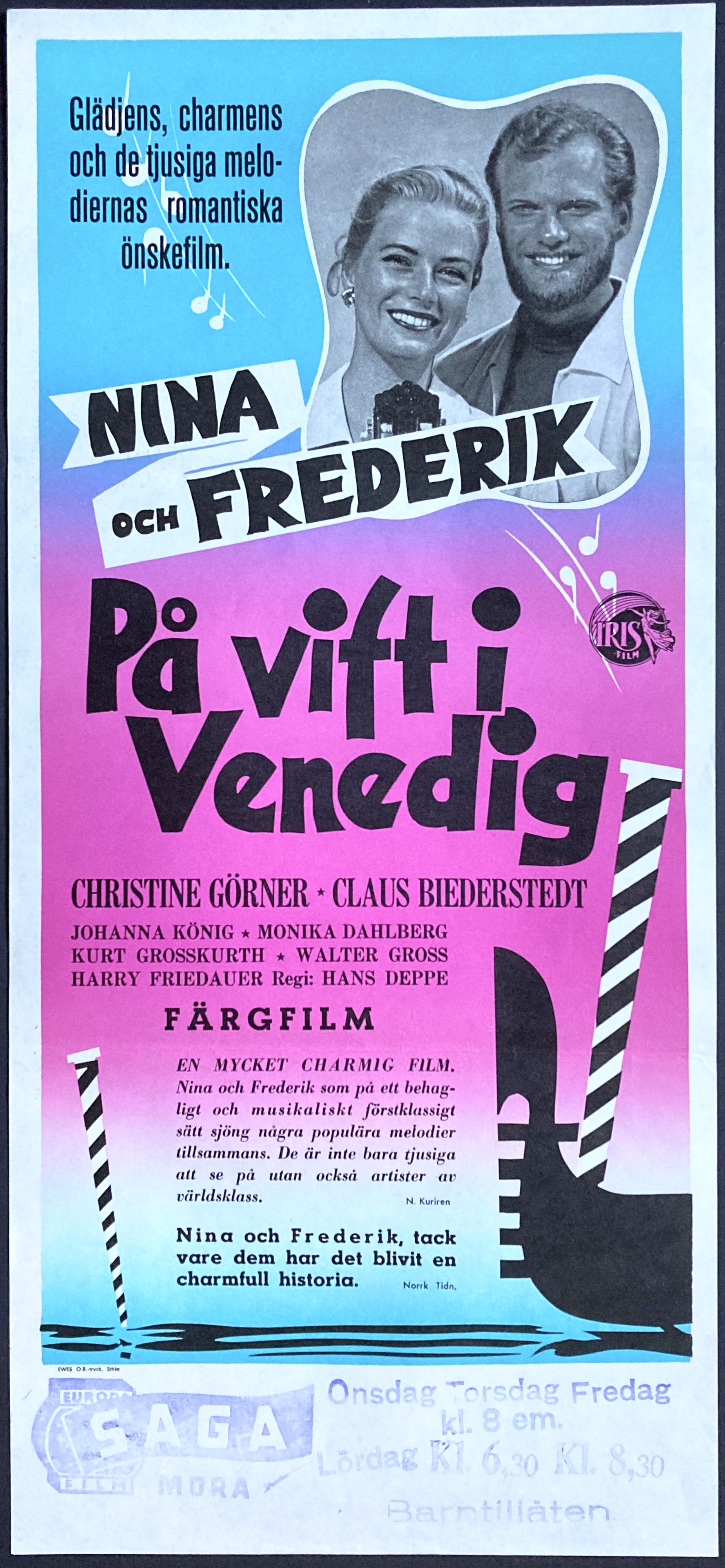 PÅ VIFT I VENEDIG (1959)
