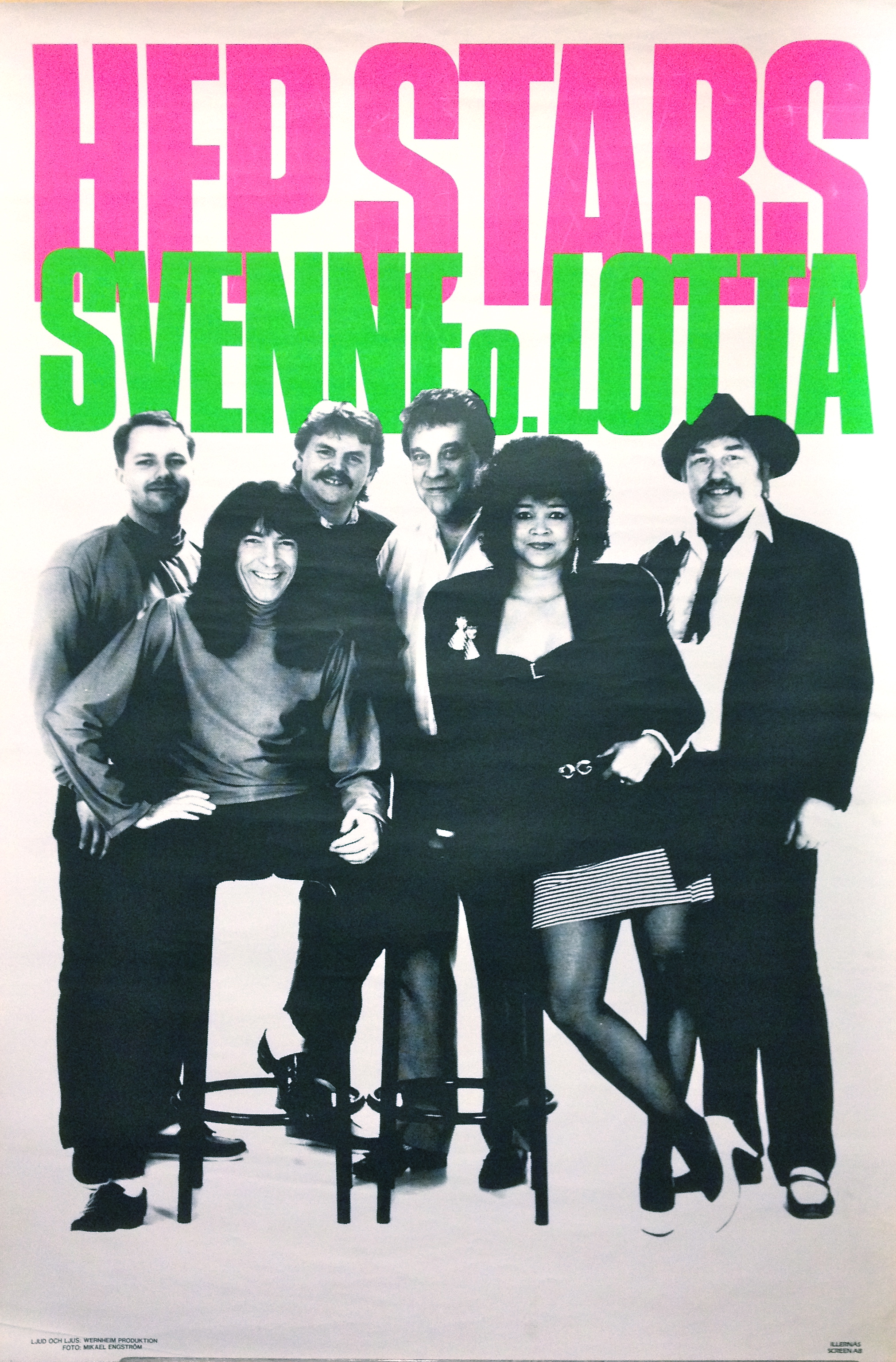 HEP STARS (1970´s) Tour poster