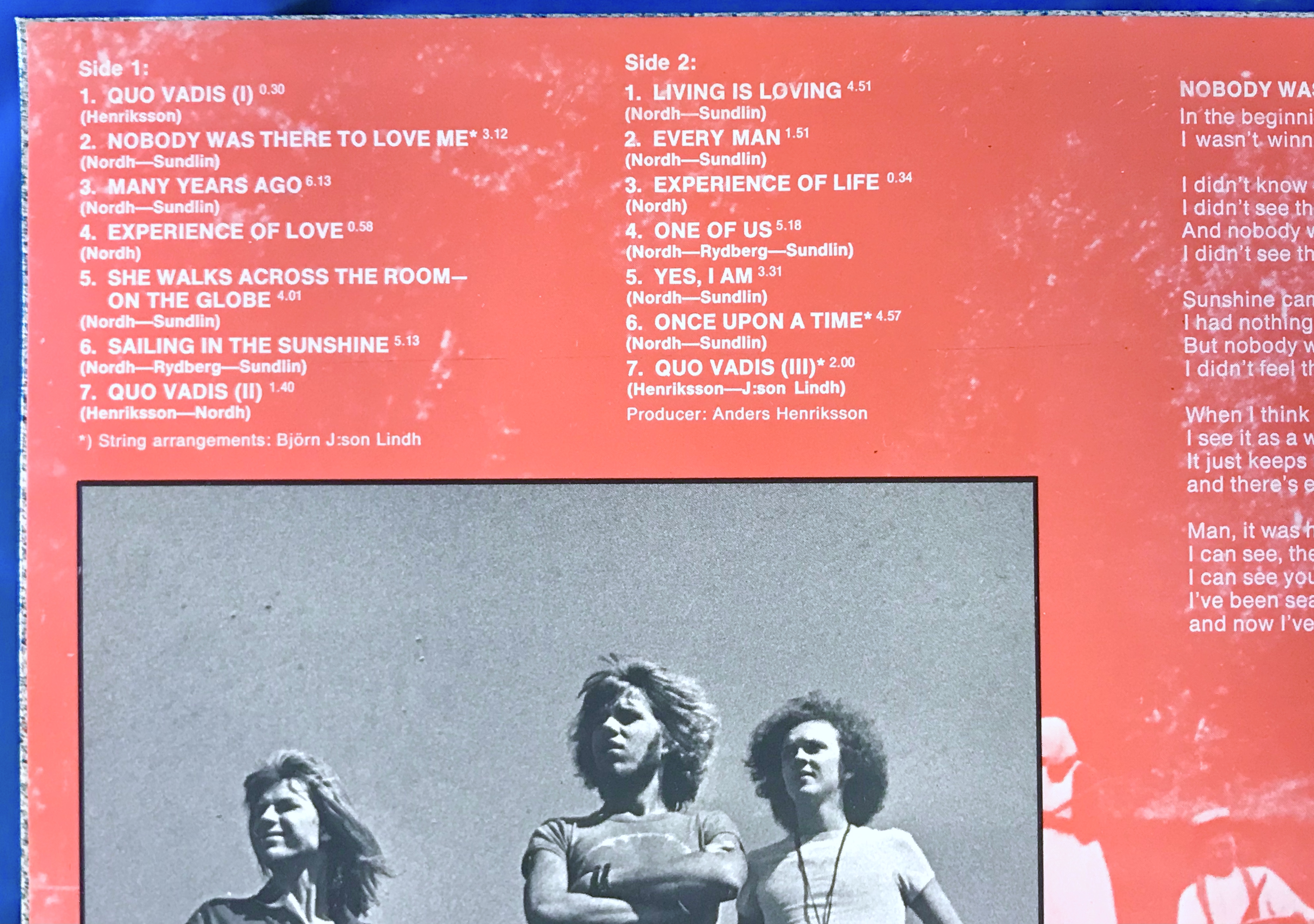 LIFE -"same" Swe-orig LP 1971 ENGELSK version - 4